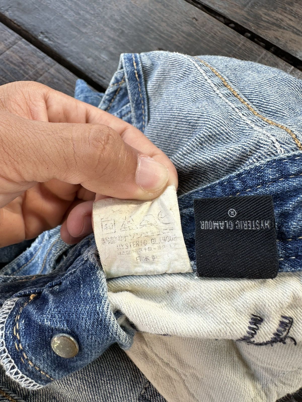 Hysteric Glamour × Vintage Vintage hysteric glamour overall short denim rare design Size 30" / US 8 / IT 44 - 15 Thumbnail