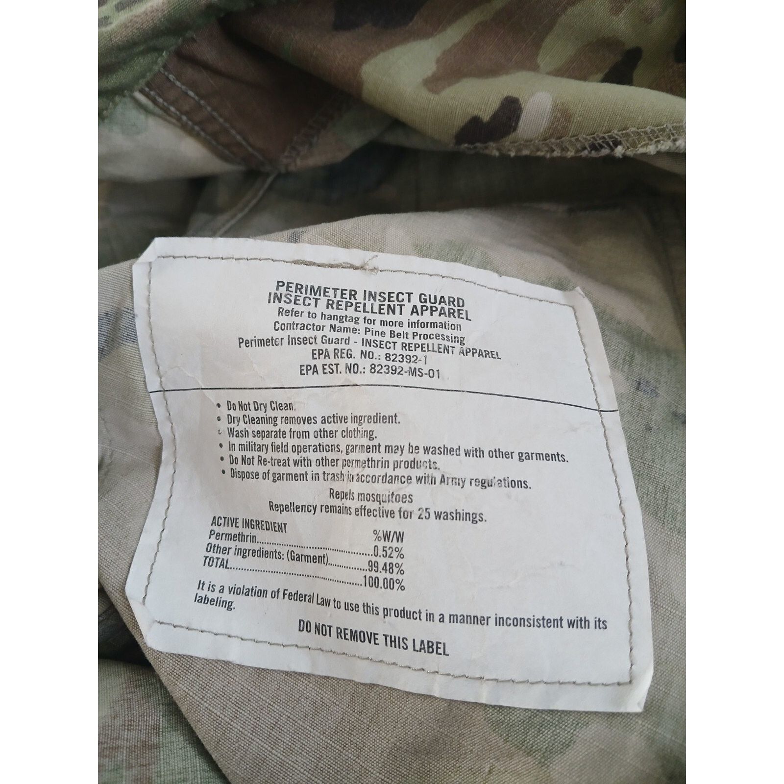 & Other Stories Army Combat Coat, Size: Medium Long NSN:8415-01-623-5529 Size US M / EU 48-50 / 2 - 5 Thumbnail