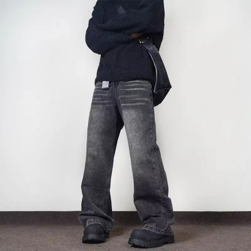 Japanese Brand × Jean Retro hip-hop straight leg loose jeans Size US 32 / EU 48 - 2 Thumbnail