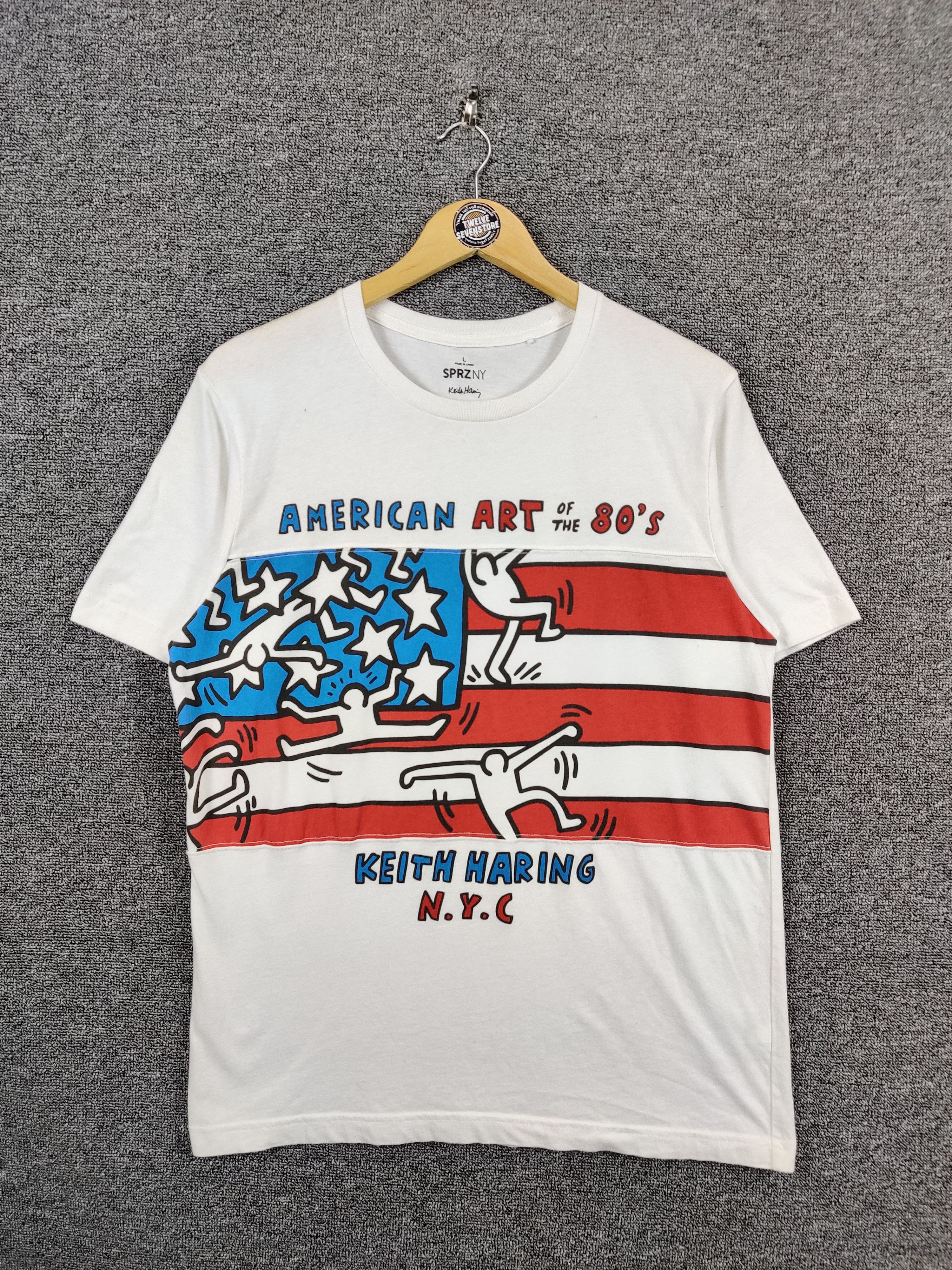 Keith Haring Vintage Keith Haring Uniqlo N.Y.C Tee Tshirt Size US L / EU 52-54 / 3 - 1 Thumbnail