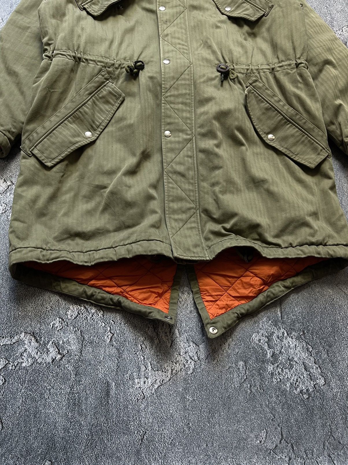 Band Of Outsiders Band of outsiders fw19 stripped parka jacket Size US XL / EU 56 / 4 - 7 Thumbnail
