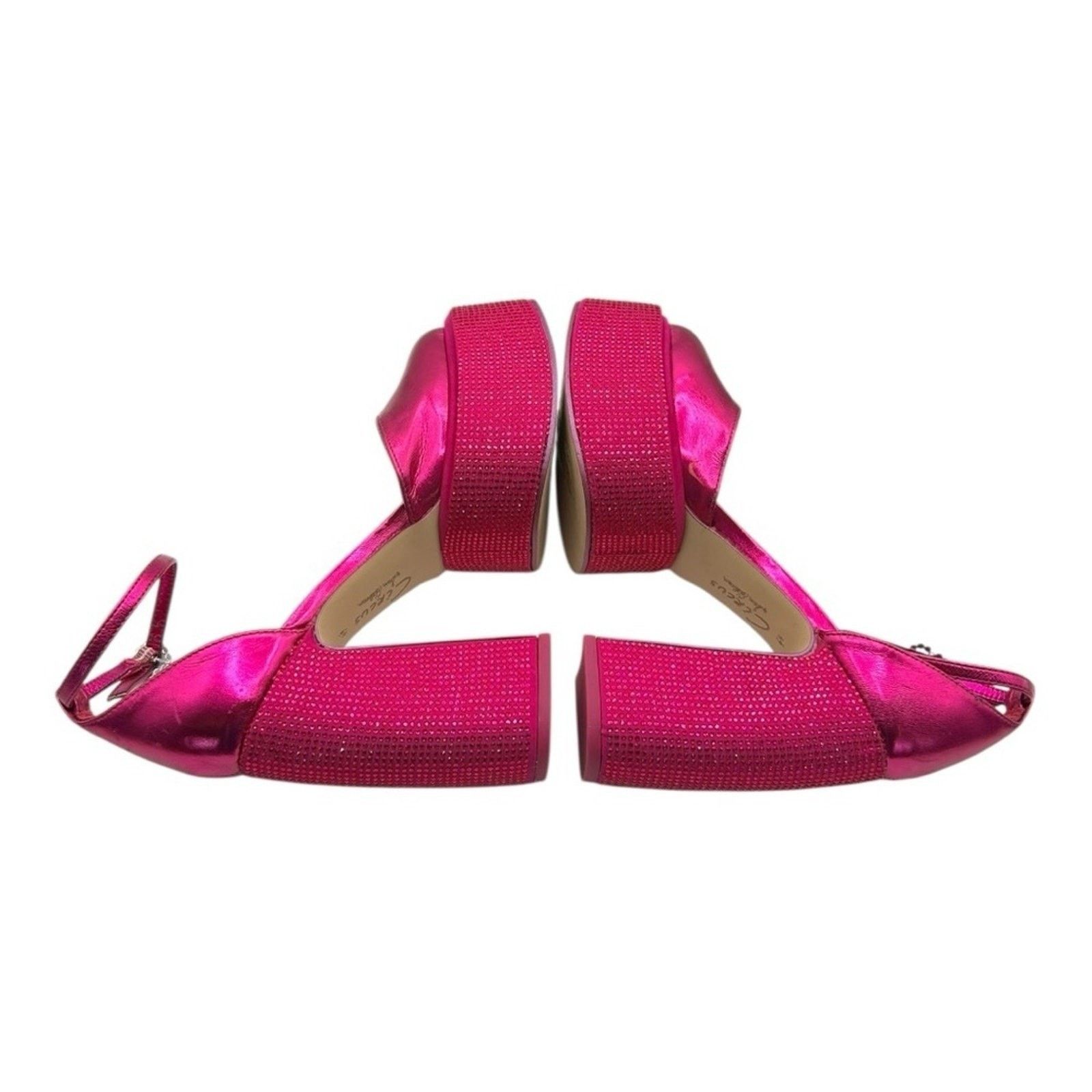 Sam Edelman Circus Ny Sam Edelman Hot Pink Rhinestone Platforms Size 6.5 Size US 6.5 / IT 36.5 - 6 Thumbnail