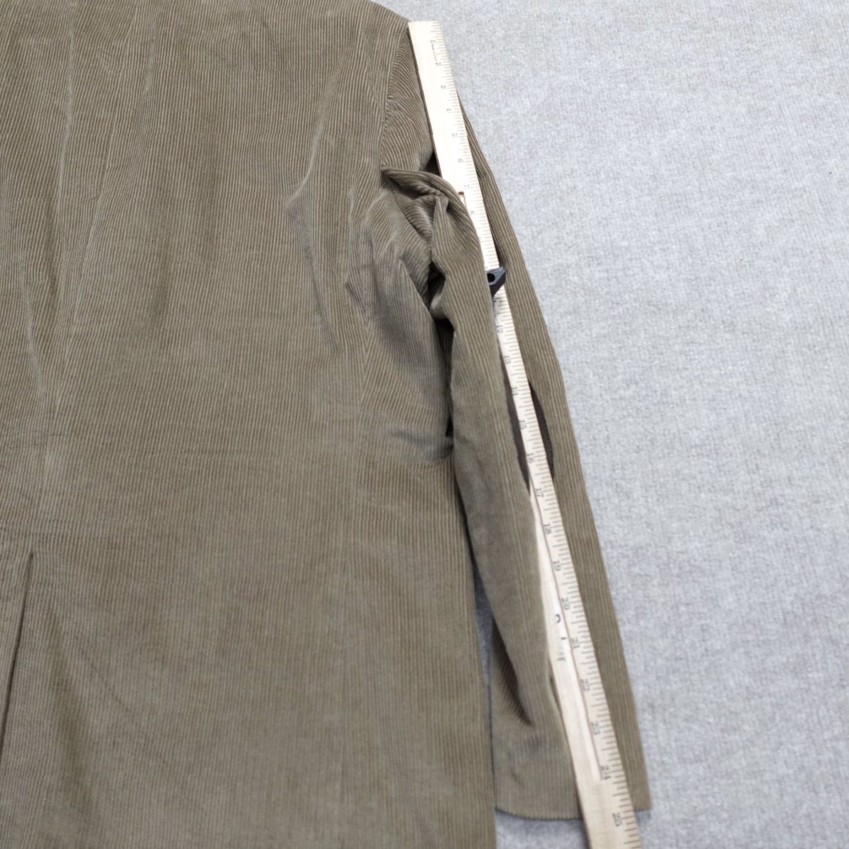 Ralph Lauren Lauren Ralph Lauren Sport Coat Men 46R Beige Corduroy Two-Button Notch Lapel Cotton Elbow Patches Vintage? No (adjusted) Size US S / EU 44-46 / 1 - 6 Thumbnail