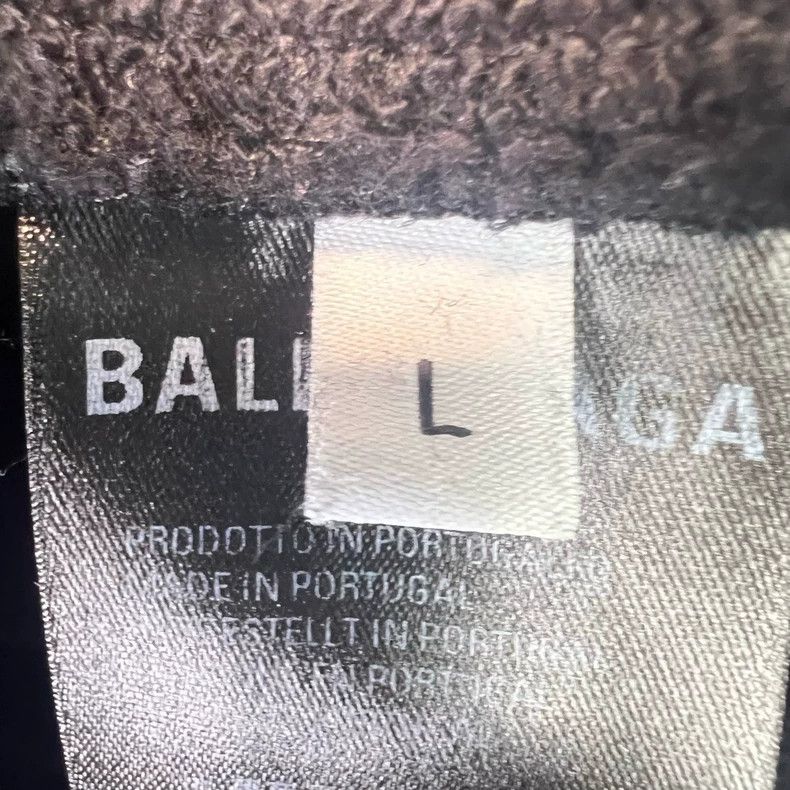 Balenciaga Balenciaga Navy blue black label wave coke letter logo hoo Size US L / EU 52-54 / 3 - 4 Thumbnail