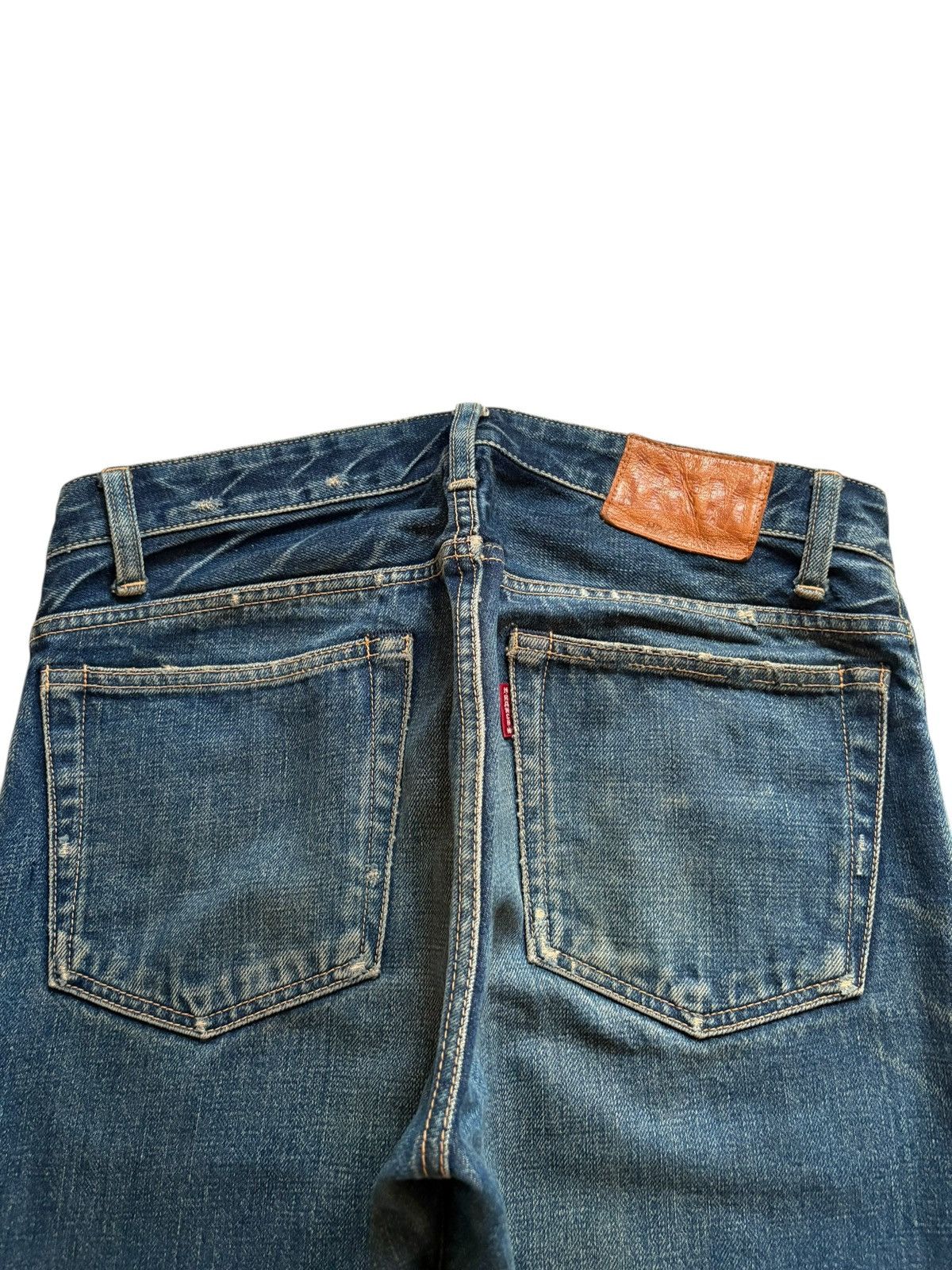 HOLLYWOOD RANCH MARKET Vintage HR Market Selvedge Rusty Mud Wash Loose Jeans Size US 32 / EU 48 - 9 Thumbnail