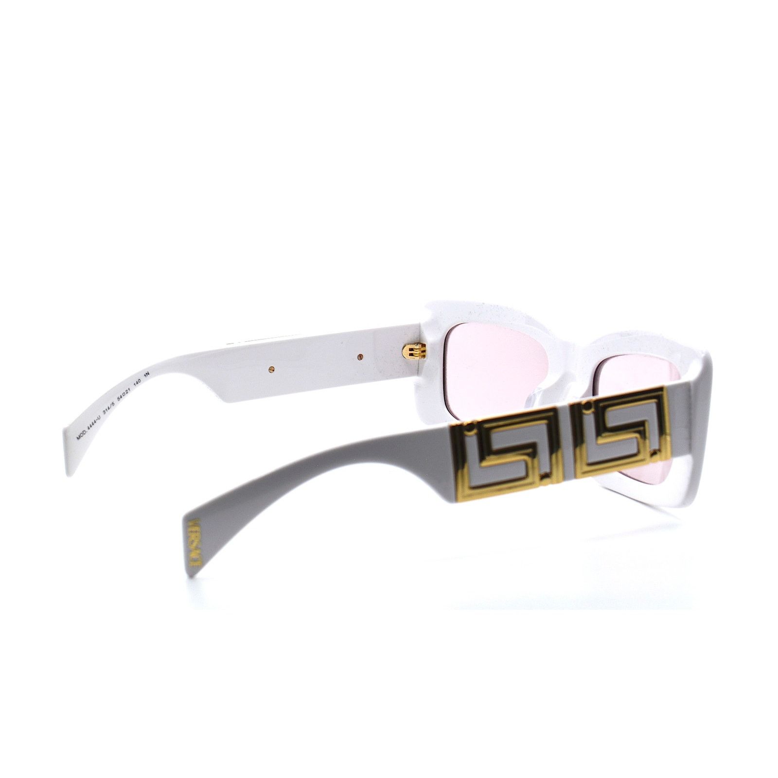 Versace NEW VERSACE VE4444U 314/5 WHITE PINK AUTHENTIC SUNGLASSES Size ONE SIZE - 7 Thumbnail