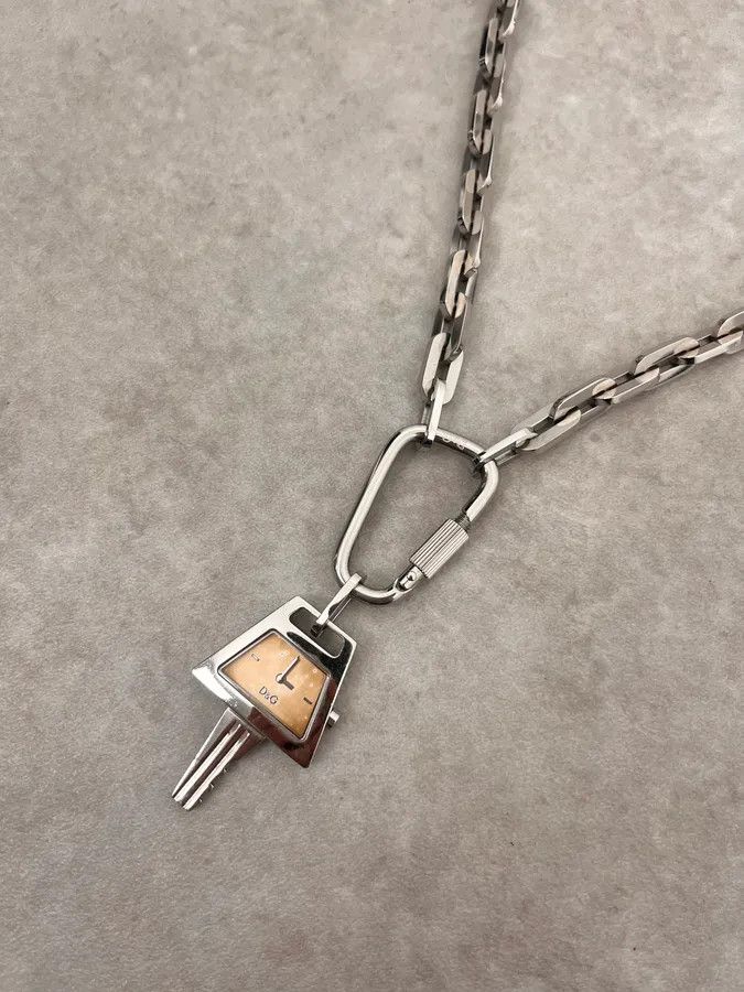 Dolce & Gabbana 2000s Dolce & Gabbana Chain Key Necklace Size ONE SIZE - 5 Thumbnail