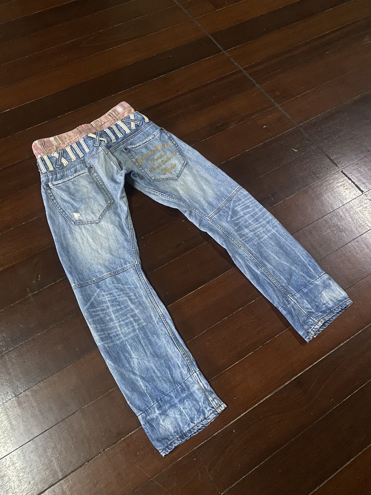 PPFM FIRE 🔥 MEMORY SPECIAL Double Waist Seditionaries Jeans Size US 33 - 11 Thumbnail