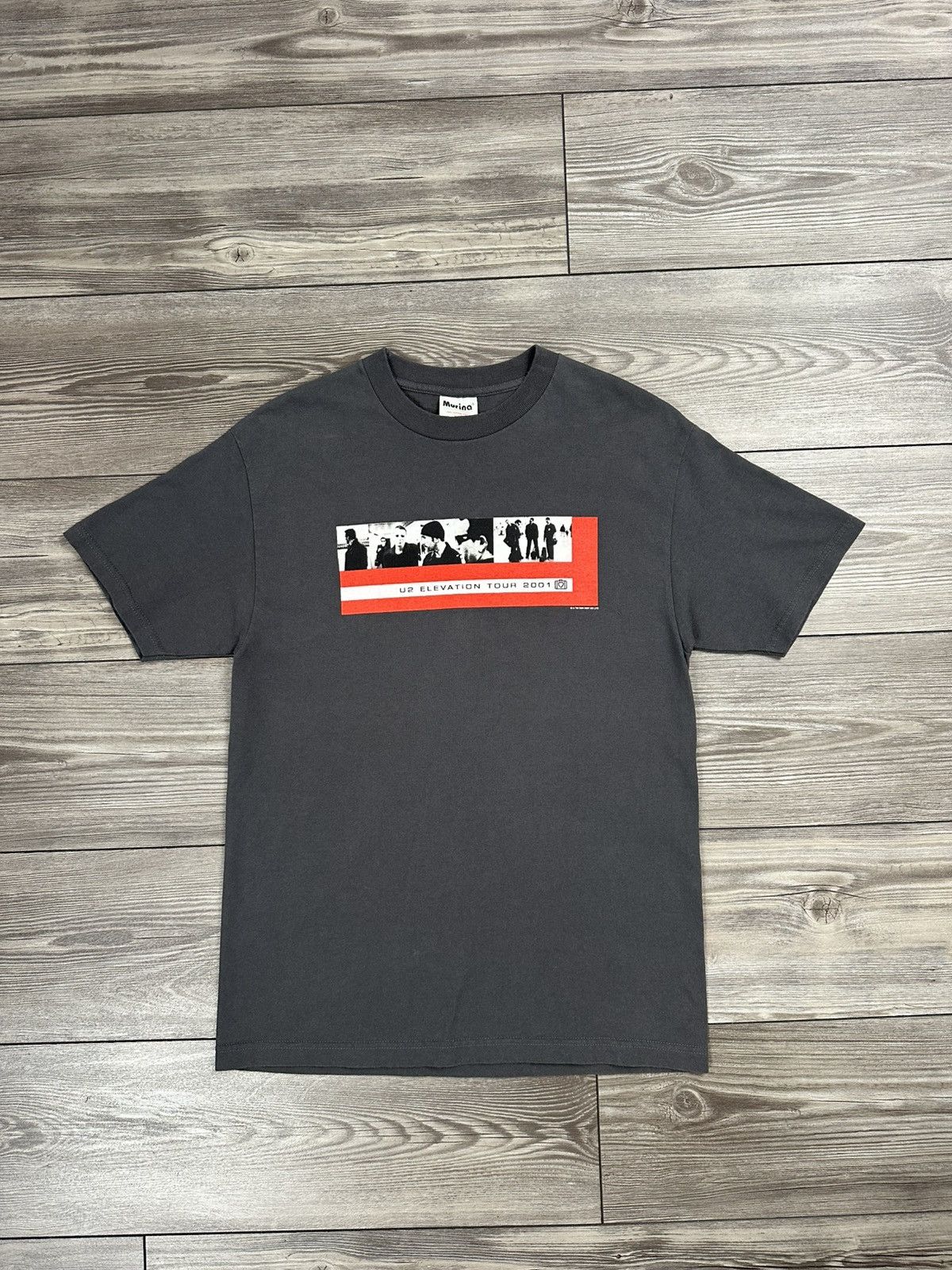 00s U2 ELEVATION TOUR 2001 Tシャツ 2001 U2 Elevation Tour T-Shirt Medium | Double Double Vintage