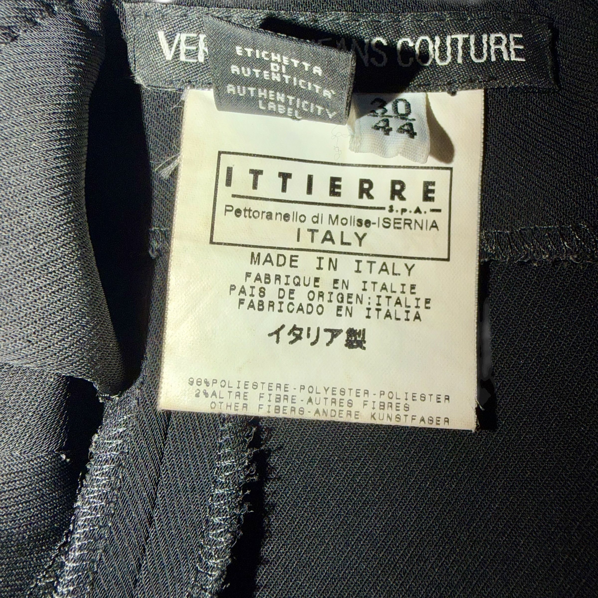 Versace VERSACE JEANS COUTURE VINTAGE MINI SKIRT Size 30" / US 8 / IT 44 - 6 Thumbnail
