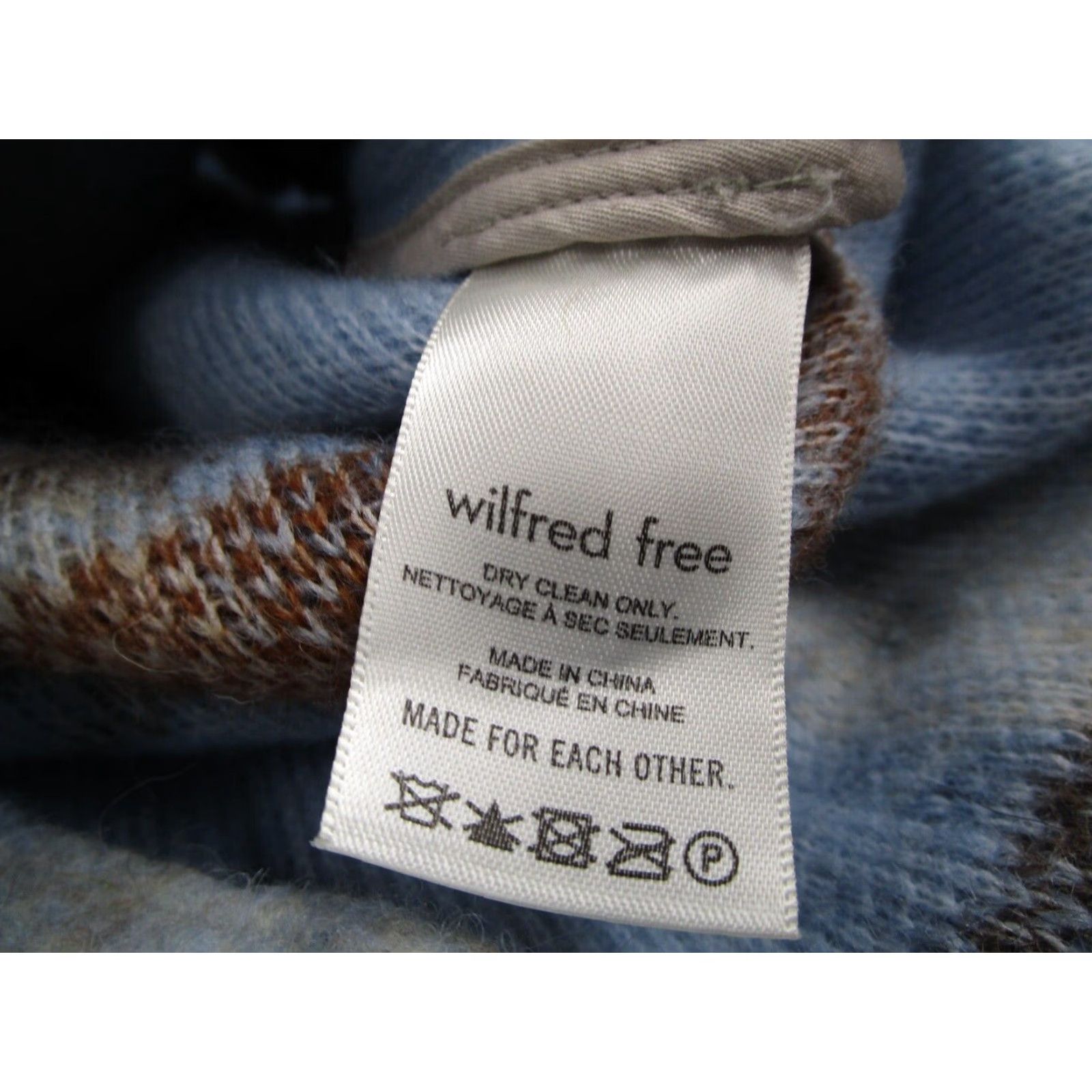 Vintage Wilfred Aritzia Women's Blue Plaid Wool Blend Button Up Shacket Jacket XS Size XS / US 0-2 / IT 36-38 - 4 Thumbnail