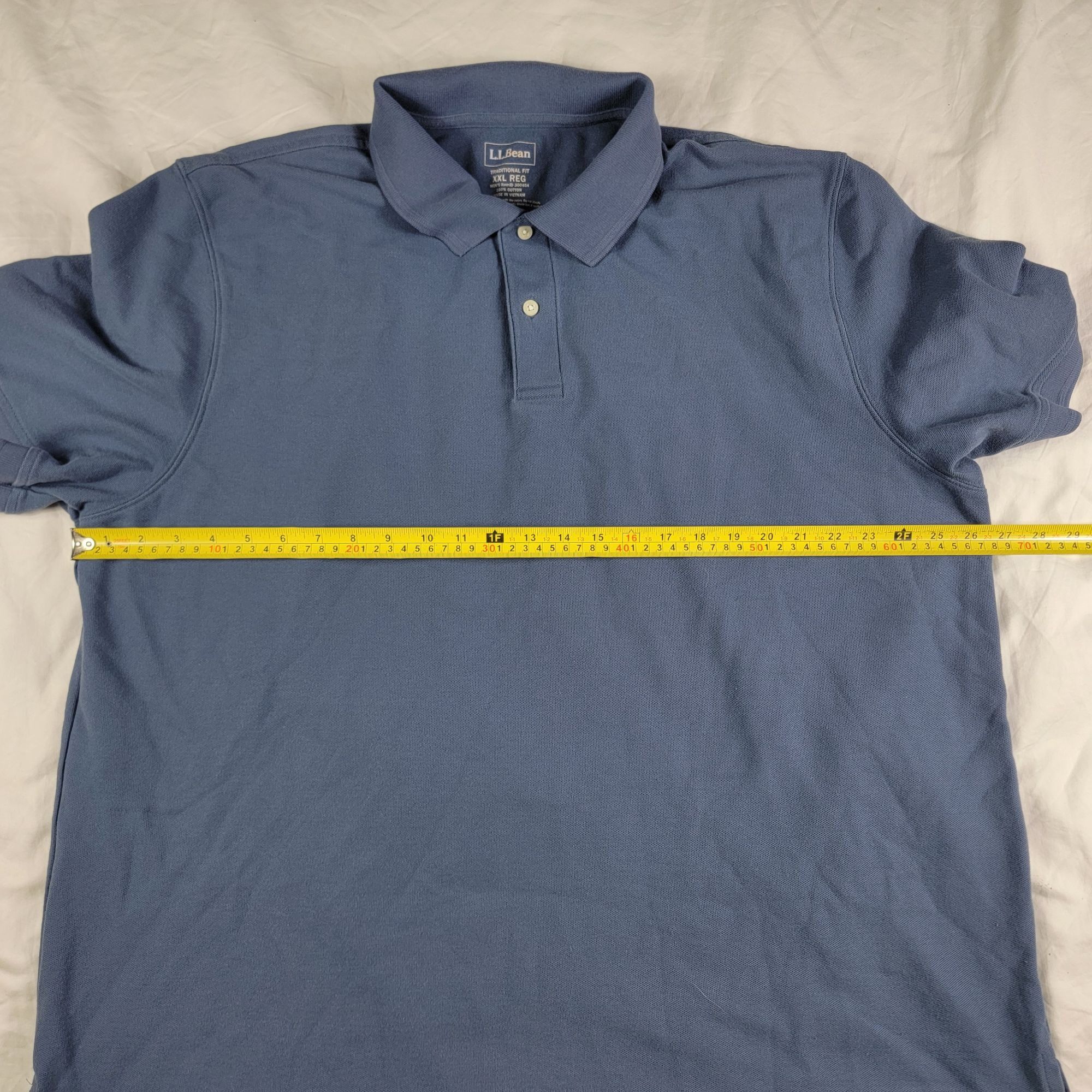 L.L. Bean LL Bean Mens XXL Reg Traditional Fit Polo Shirt Dark Blue Sh Size US XXL / EU 58 / 5 - 4 Thumbnail