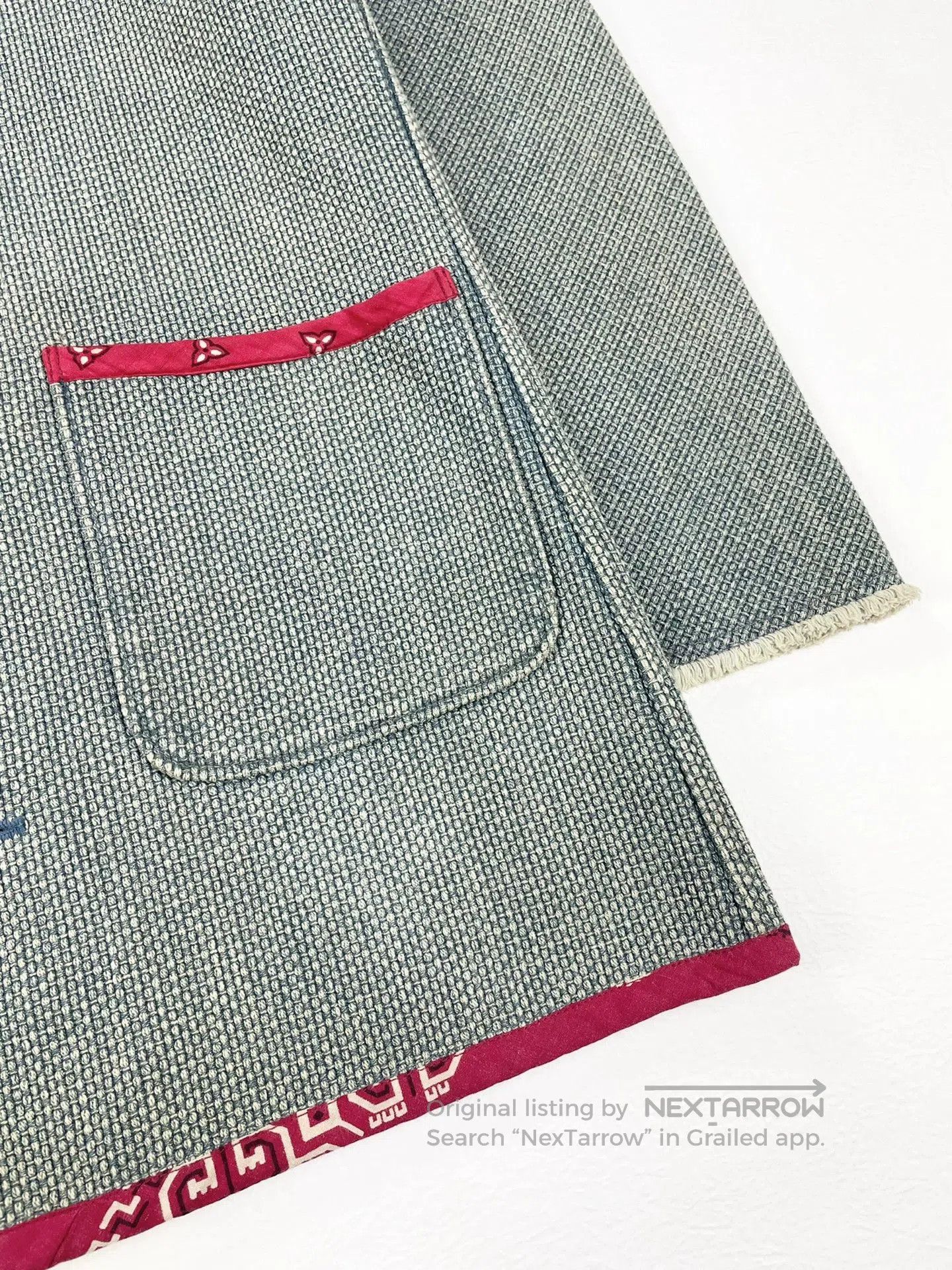 Visvim visvim blue dye fringed coat. Size US XL / EU 56 / 4 - 4 Thumbnail