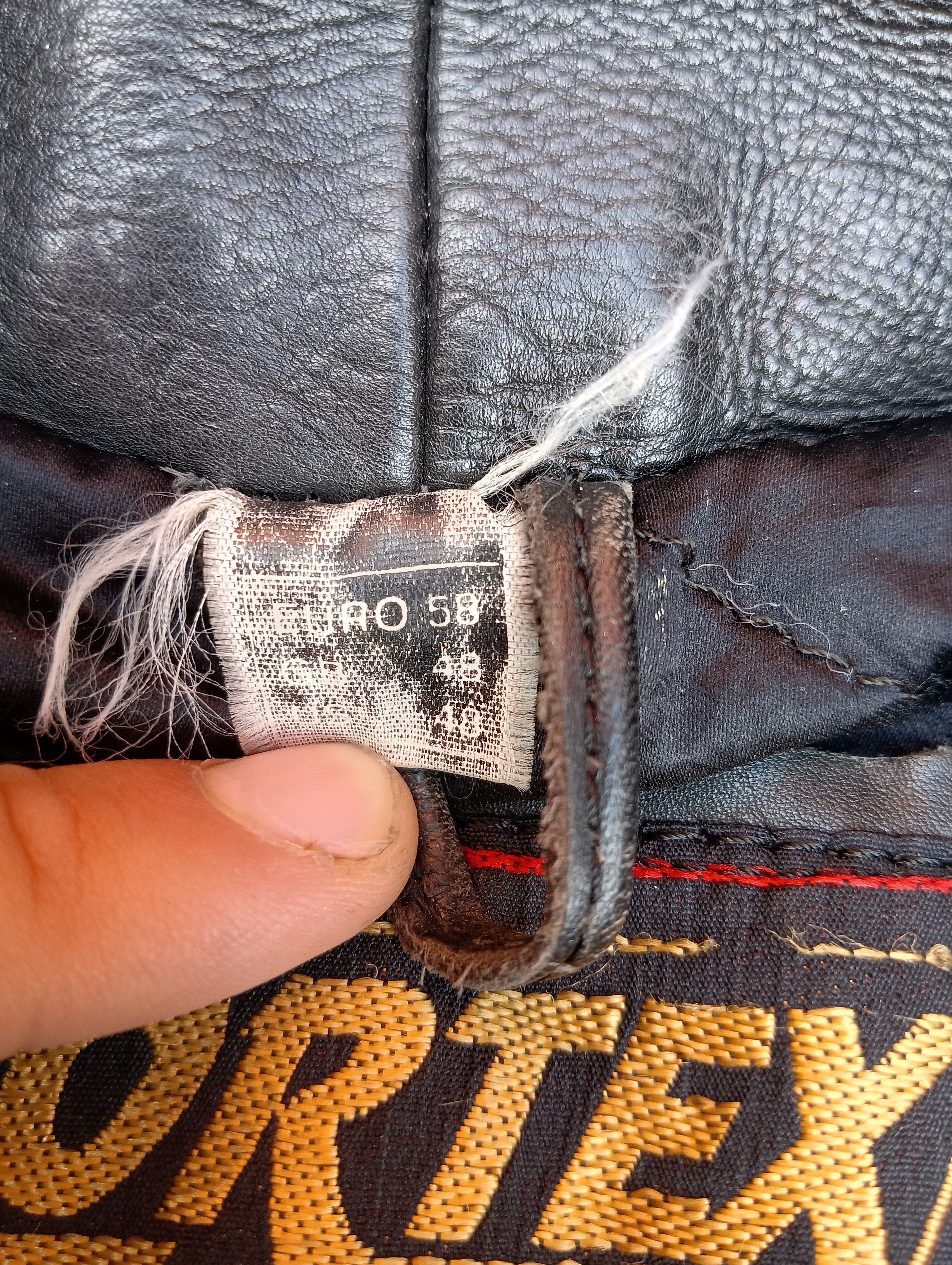 Vintage Vintage natural leather jacket Size US XXL / EU 58 / 5 - 4 Thumbnail