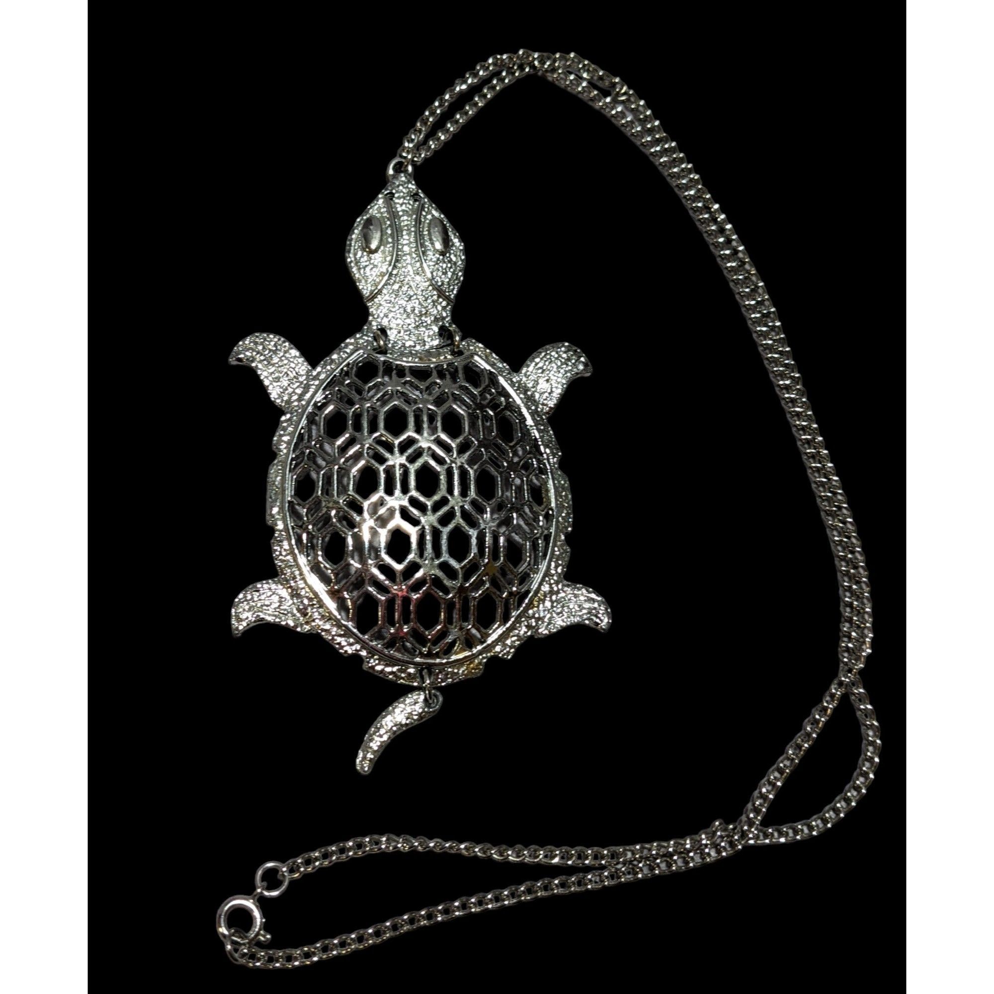 Other Vintage Articulated Turtle Necklace Size ONE SIZE - 5 Thumbnail