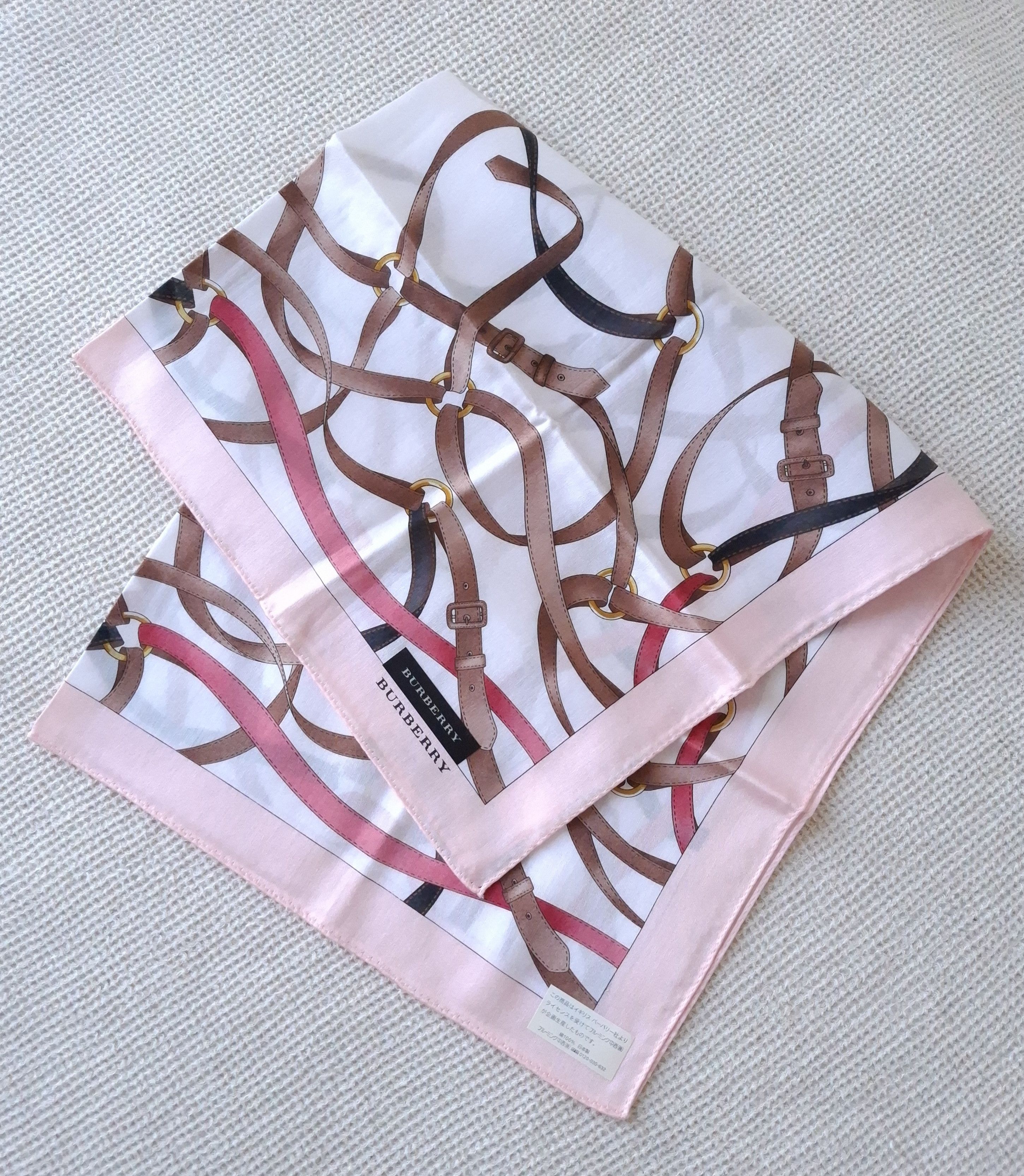 Burberry × Vintage NEW Vintage Burberry Bandana/Handkerchief/scarf Japan Size ONE SIZE - 3 Thumbnail