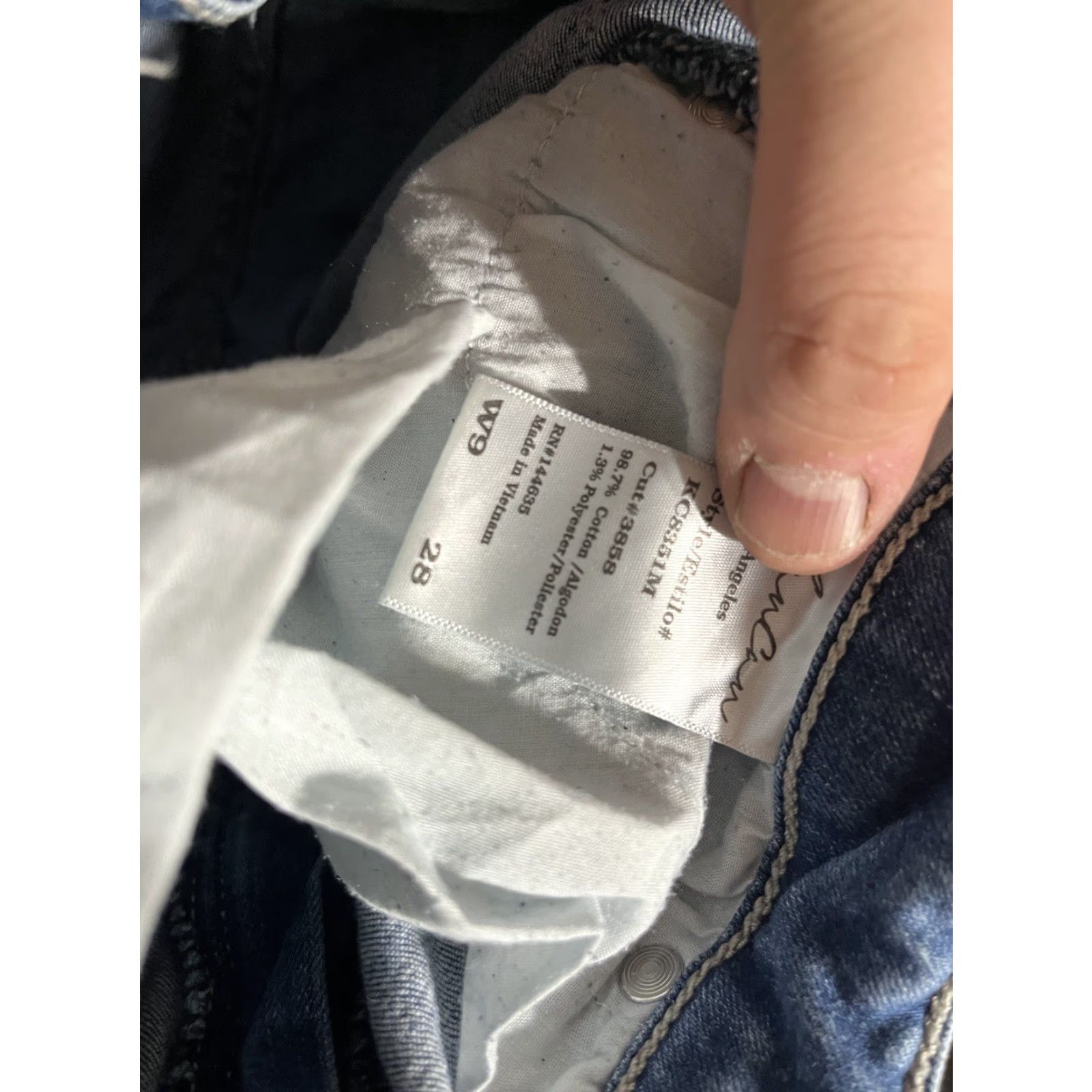 Vintage VINTAGE KanCan Jeans? Size 29" - 6 Thumbnail