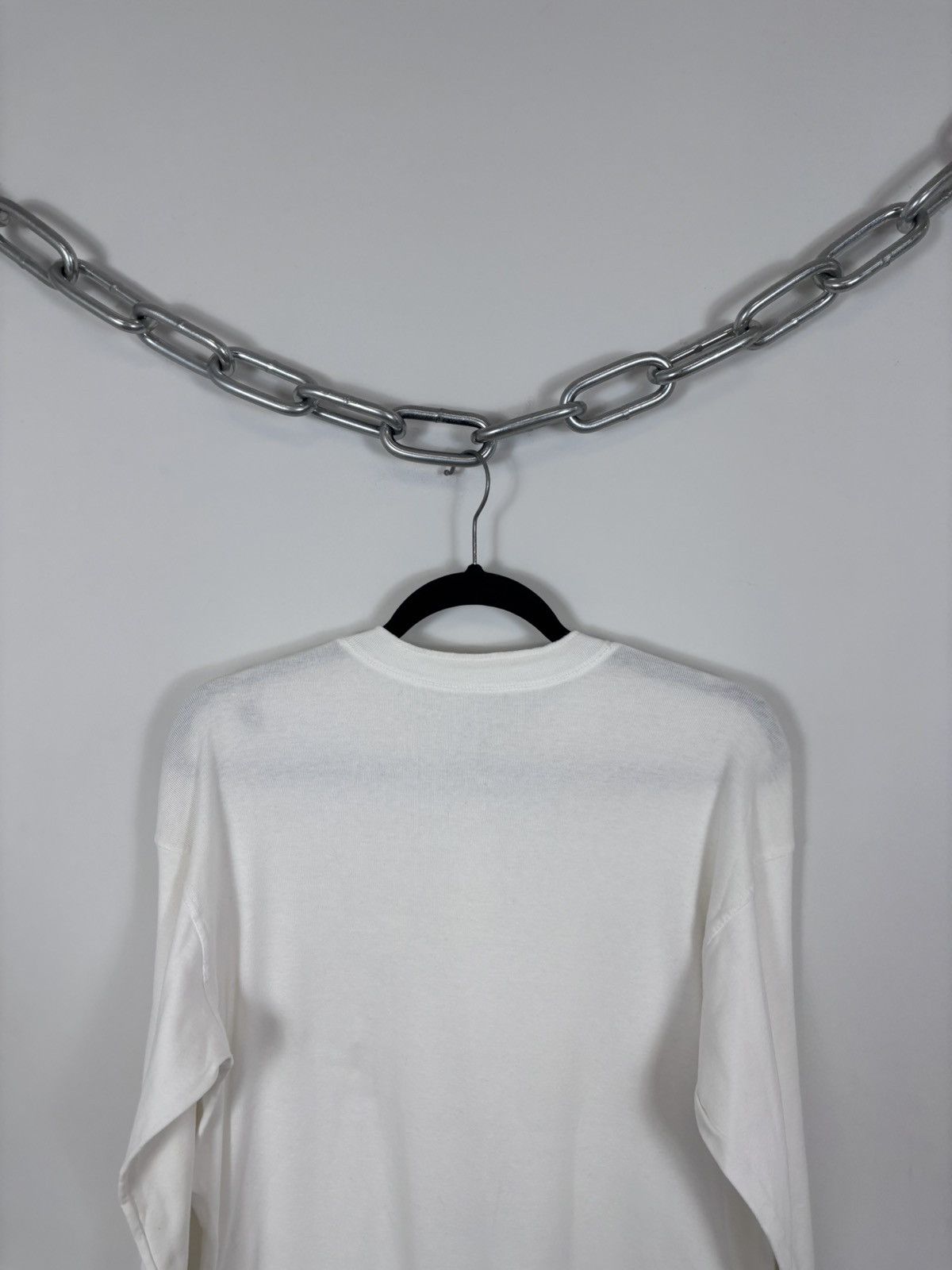 Schott Vintage Schott NYC Men’s White Long Sleeve Henley T-Shirt Size US M / EU 48-50 / 2 - 19 Thumbnail