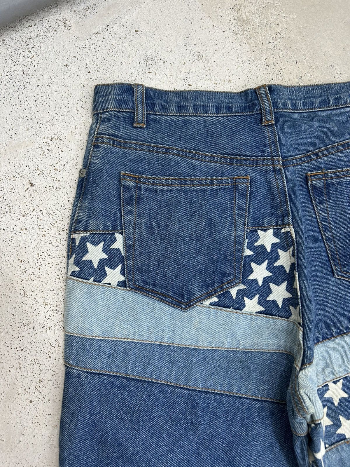 Hysteric Glamour Flare Distressed Jean Denim Star Patch Size US 28 / EU 44 - 14 Thumbnail