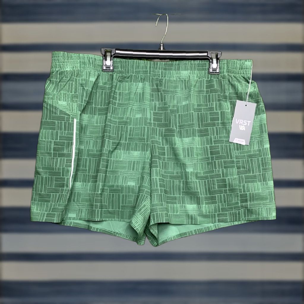 Vintage VRST Accelerate Run Shorts Mens 2XL Green Lined Athletic Workout Performance NEW Shorts Mens 2XL Green Athletic VRST Accelerate Run Size US 39 - 1 Thumbnail