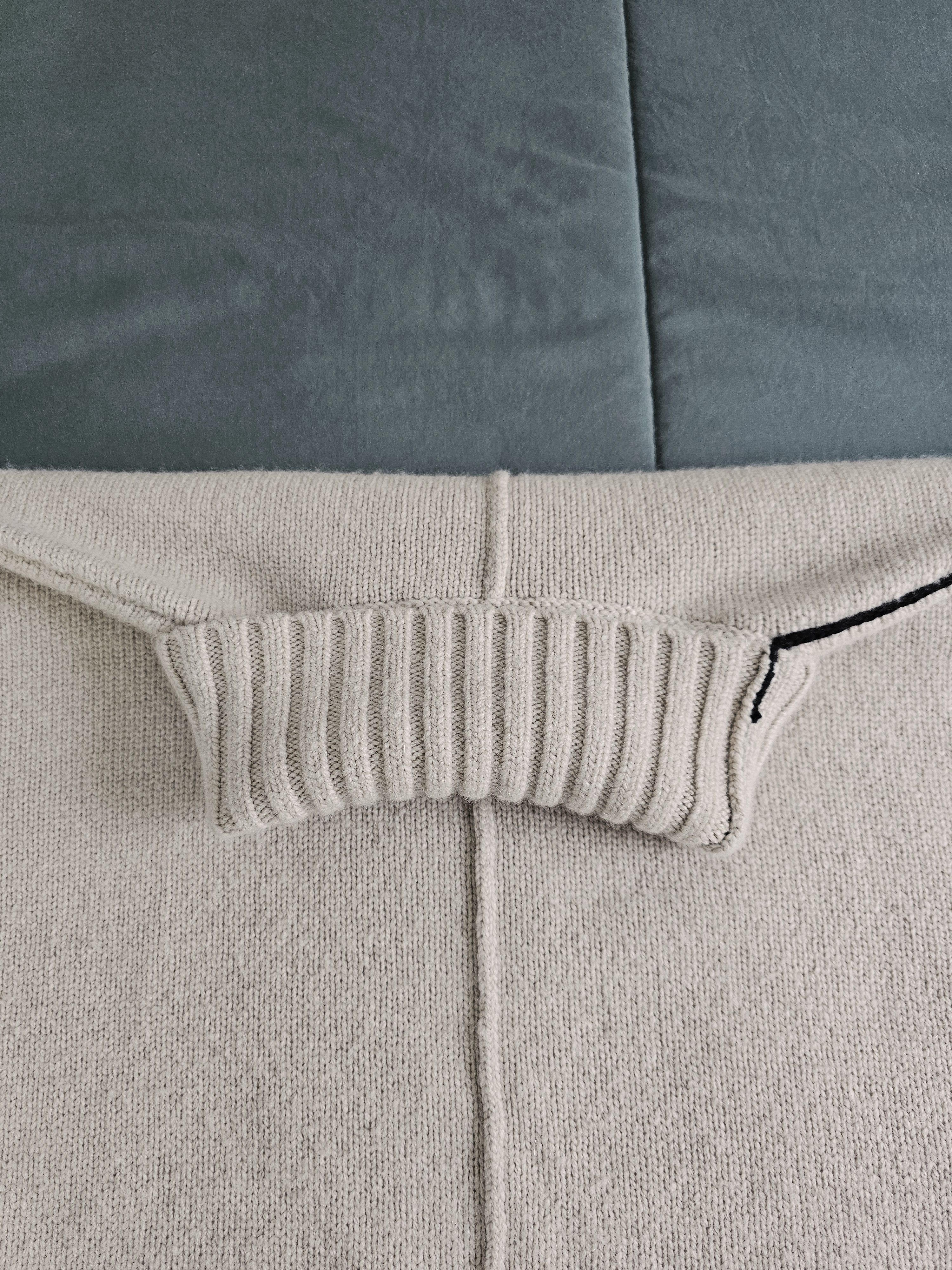 Peter Do Tattoo Cashmere Turtleneck Beige Black Size M / US 6-8 / IT 42-44 - 11 Thumbnail