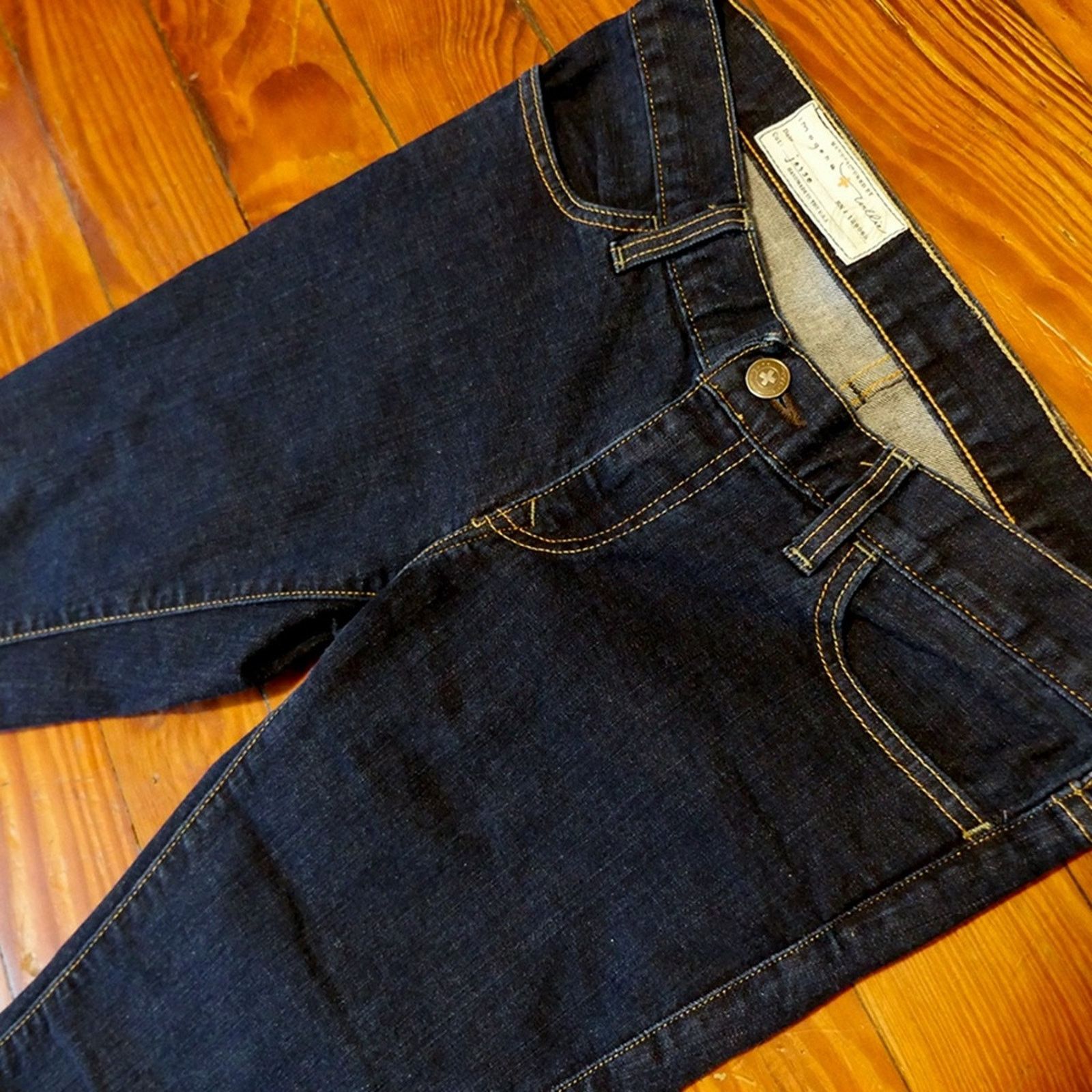 Imogene + Willie NWOT Imogene + Willie Jesse Denim Jeans Dark Wash 27 Size 27" / US 4 / IT 40 - 4 Thumbnail