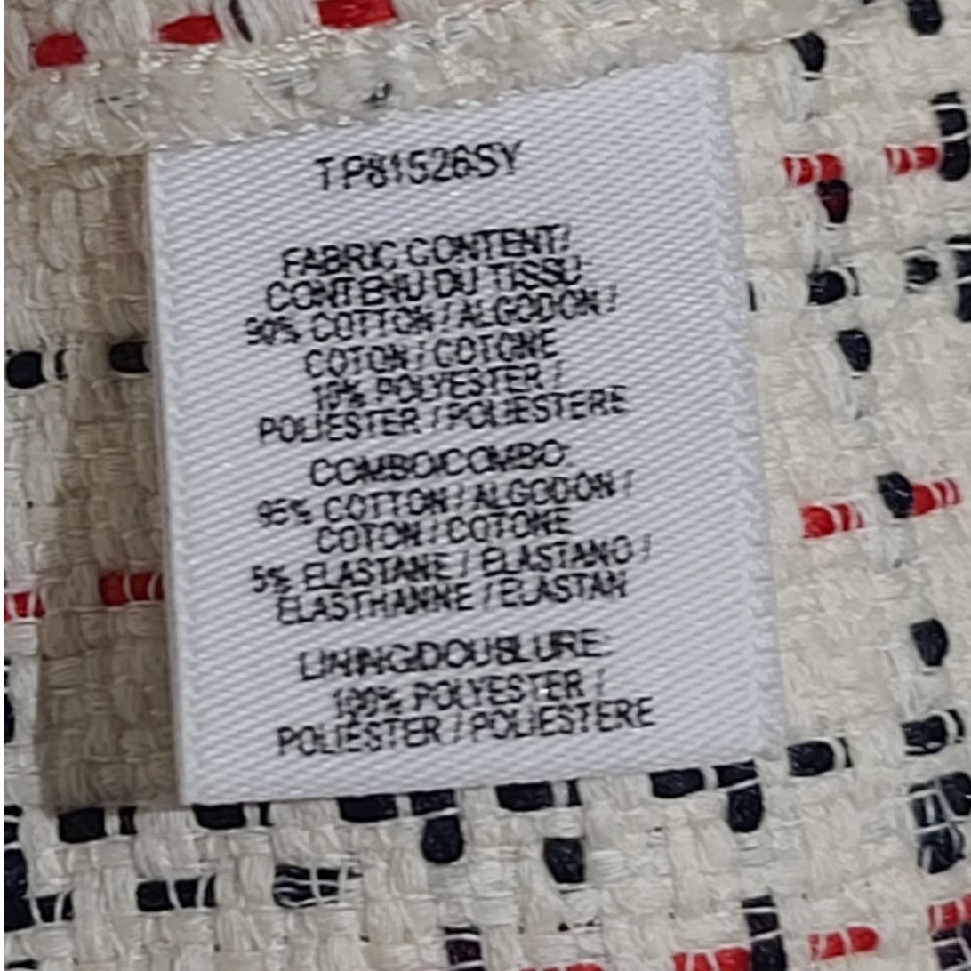 Derek Lam 10 Crossbody Tweed Denim Fit Flare Dress