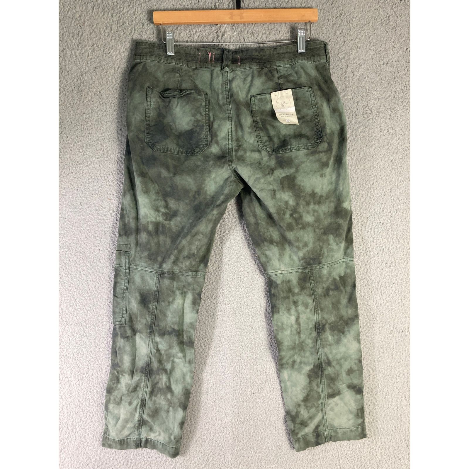 Other Womens Cargo Pants Size 31 Green Comfortable Size 31" - 11 Thumbnail