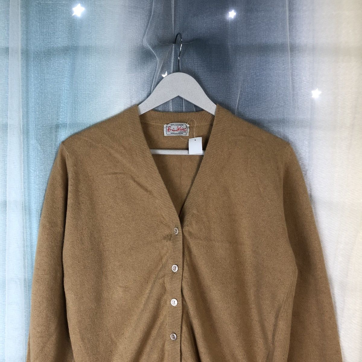 Homespun Knitwear Bream Weinz Brown Cardigan #7414 Size M / US 6-8 / IT 42-44 - 2 Thumbnail