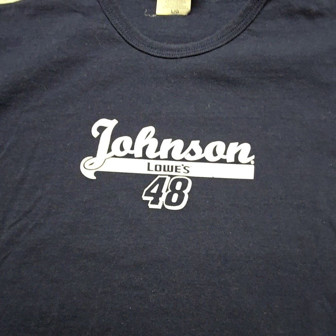 Winners Circle Vintage Johnson Racing Shirt NASCAR Graphic Blue Ladies L Size L / US 10 / IT 46 - 2 Thumbnail