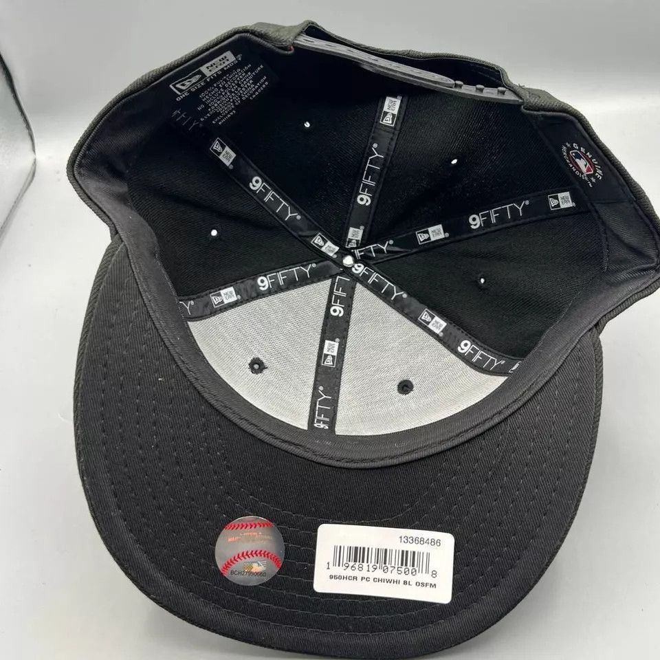 New Era Chicago White Sox Hat Men 9Fifty New Era MLB Snap Back Cap Size ONE SIZE - 6 Thumbnail