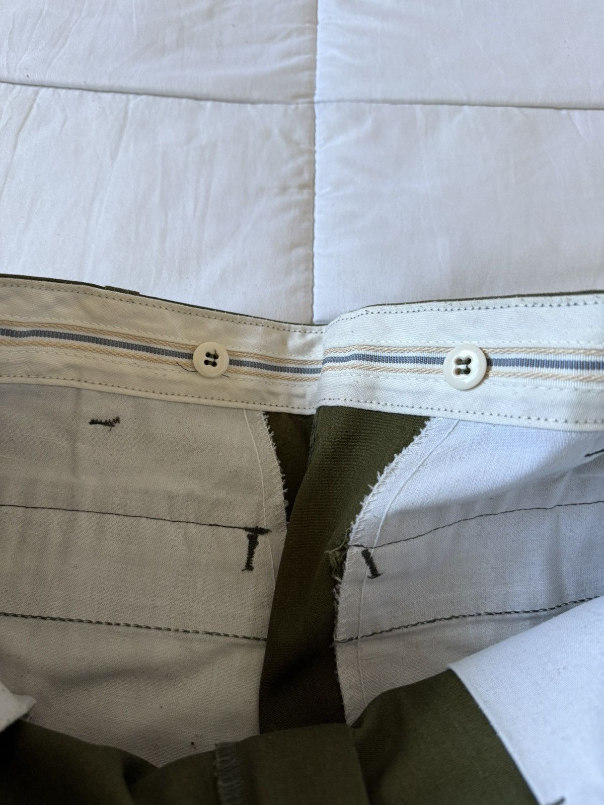 Vintage Rattlers Brand Briar Pants Green Hunting Hiking Brush Size US 34 / EU 50 - 5 Thumbnail