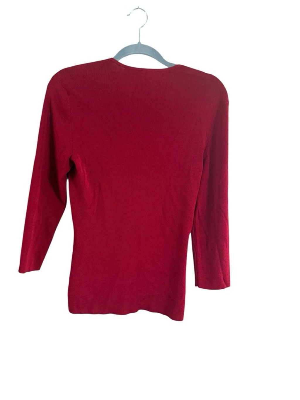 Ann Taylor Women's Ann Taylor Red Long Sleeve Tee S Size S / US 4 / IT 40 - 8 Thumbnail