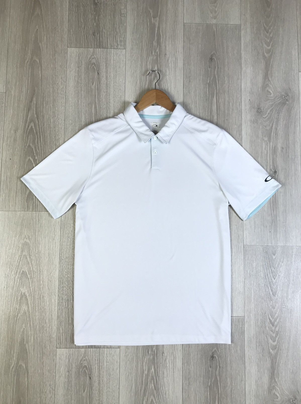 Oakley × Vintage Vintage White Oakley Polo T-Shirt Top Size US XL / EU 56 / 4 - 3 Thumbnail