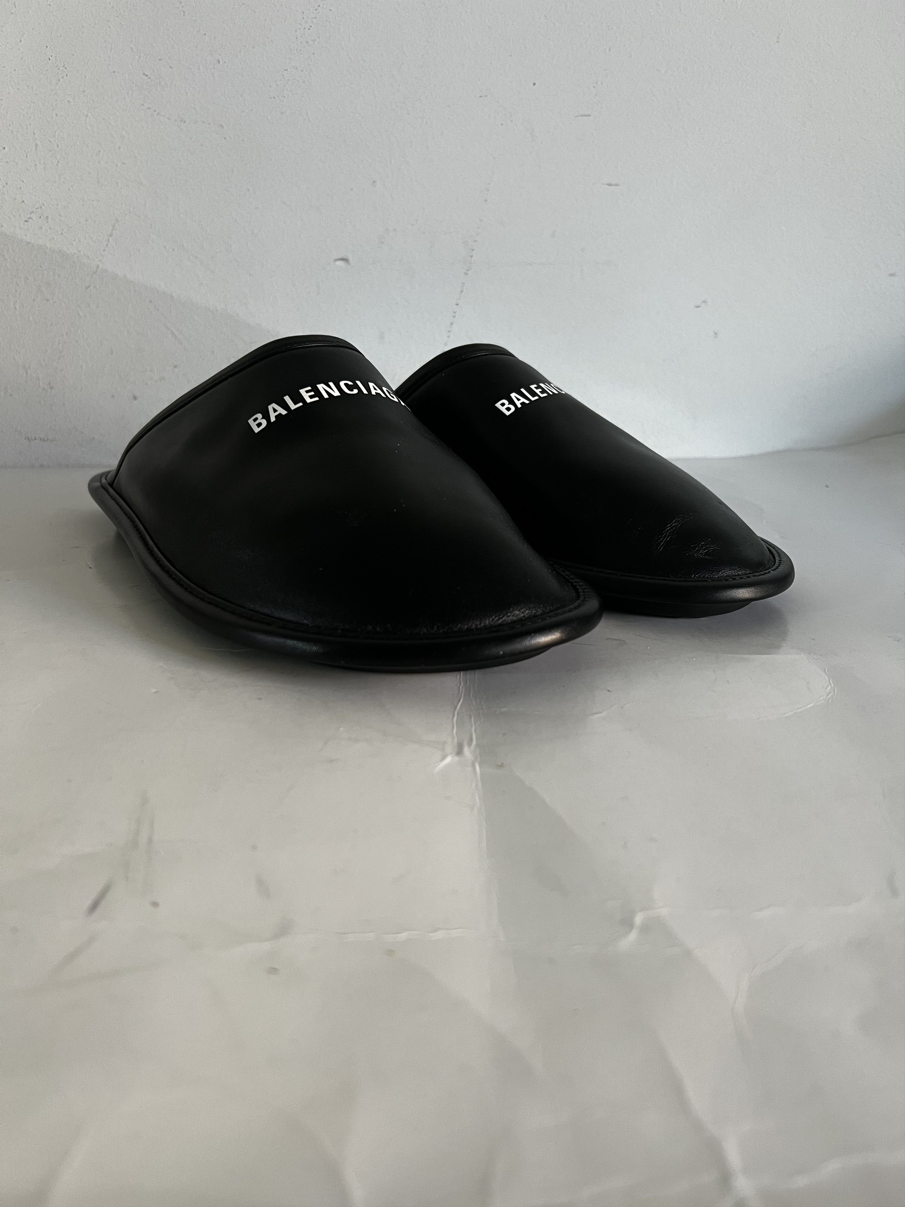 Balenciaga Balenciaga Slipper-Mule Black Leather Size US 9 / EU 42 - 8 Thumbnail