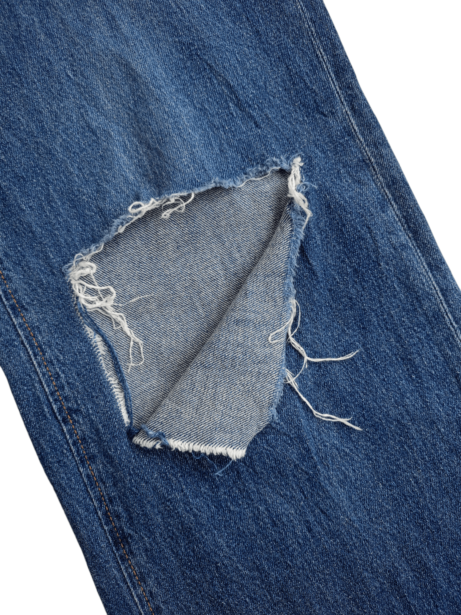 GU × Vintage GU Distressed Vintage Streetwear Denim Size US 27 - 8 Thumbnail