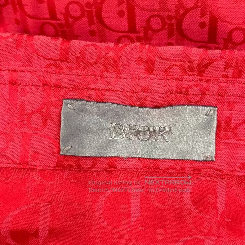 Dior Dior 23 red logo dark pattern jacquard full print mulberry Size US XXS / EU 40 - 5 Thumbnail