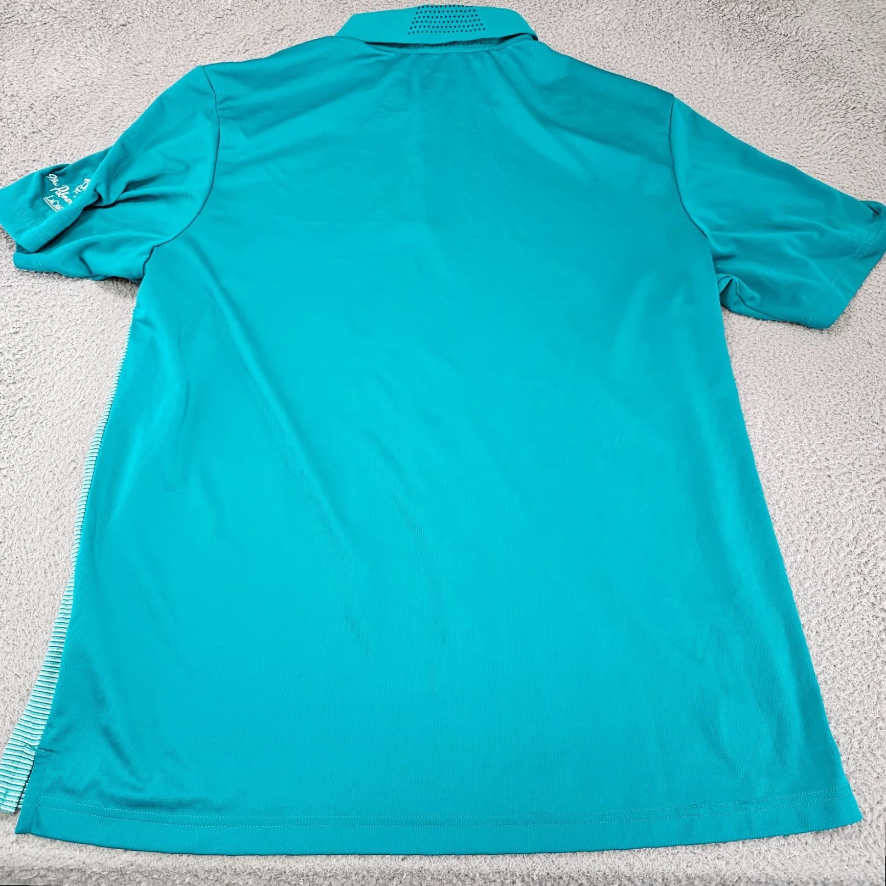 Adidas Adidas Polo Shirt Mens XL Mint Performance Golf Stretch Short Sleeve Pinstripe Casual Workwear Golf Polo Shirt Mens XL Mint Green Adidas Golf Polo Size US XL / EU 56 / 4 - 6 Thumbnail