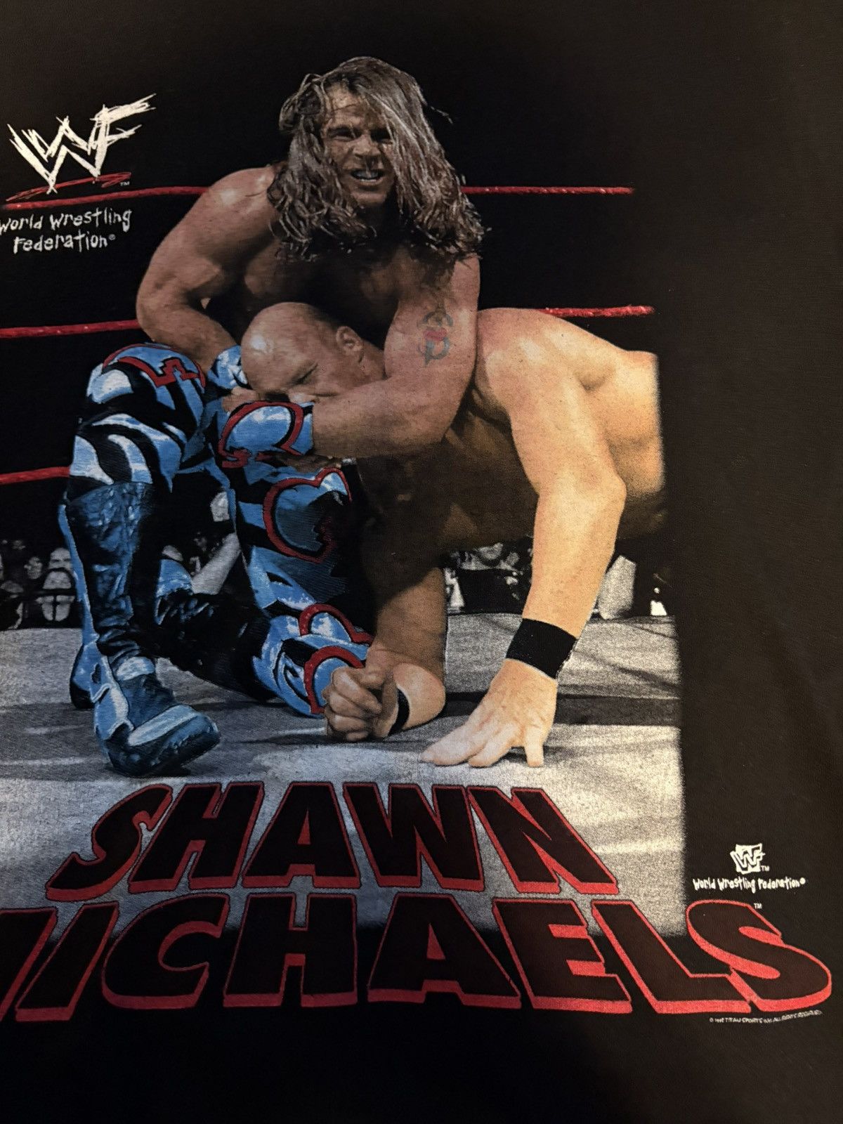 WWF Vintage WWF 1998 Shawn Michaels Stone Cold Steve Austin Tee Size US L / EU 52-54 / 3 - 7 Thumbnail