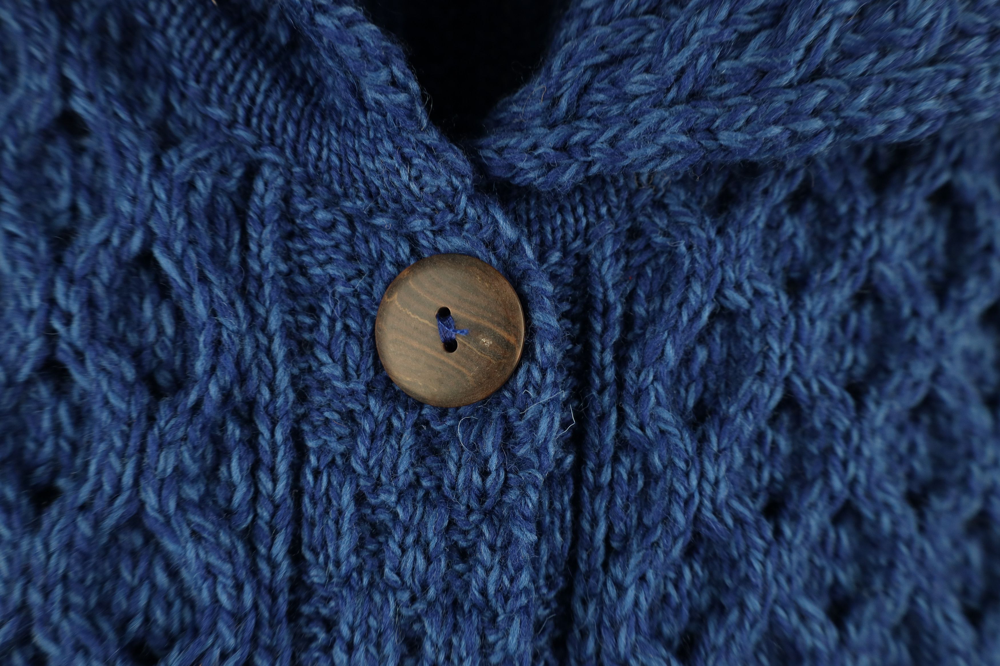 Vintage Vintage 90s Streetwear Cable Knit Fisherman Cardigan Sweater Size L / US 10 / IT 46 - 5 Thumbnail