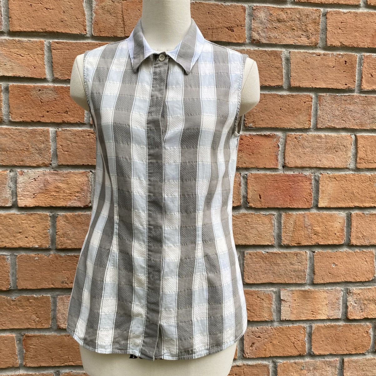Armani ARMANI JEANS Sleeveless Check Shirt Size M / US 6-8 / IT 42-44 - 15 Thumbnail