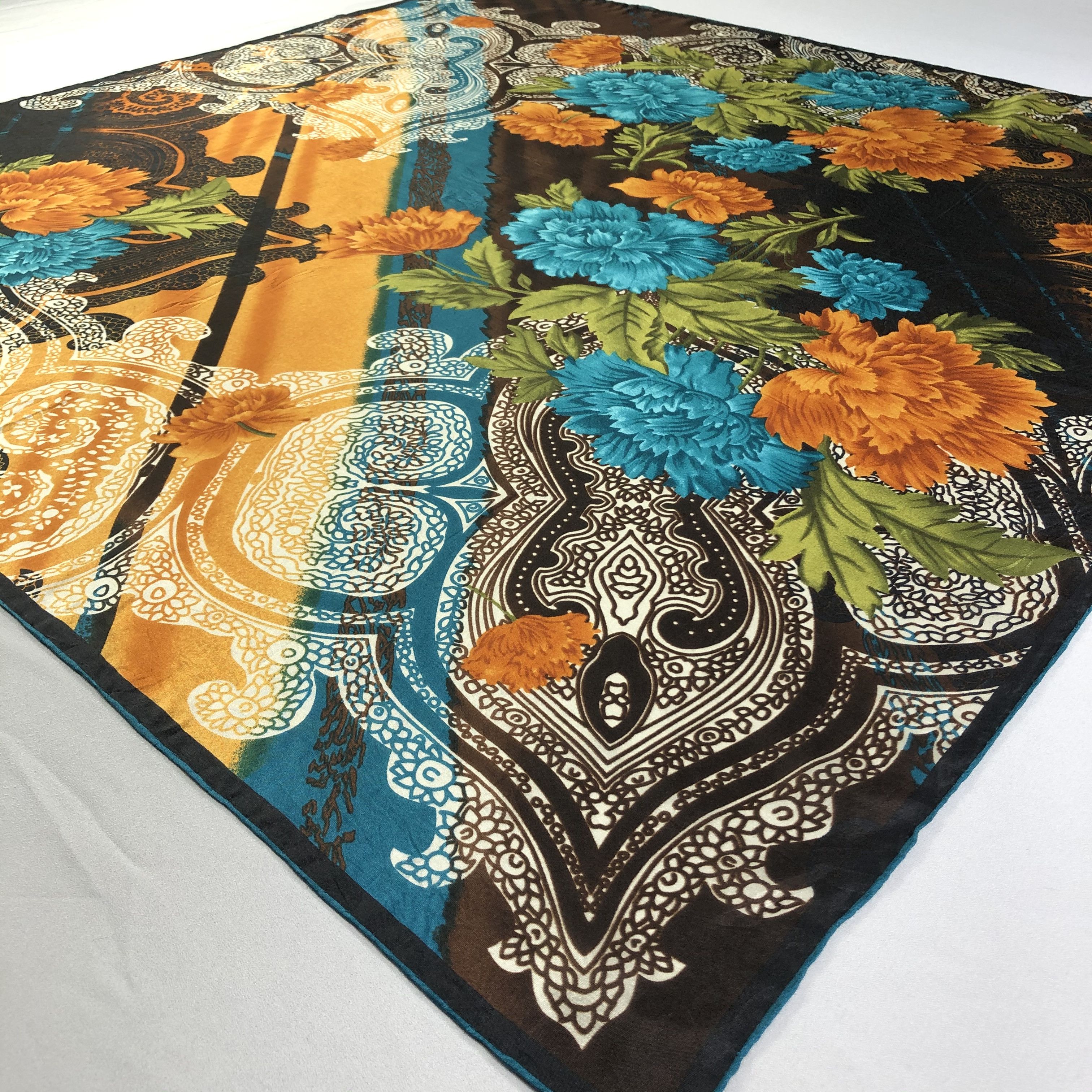 Vintage Vintage Esma Silk Scarf Size ONE SIZE - 4 Thumbnail