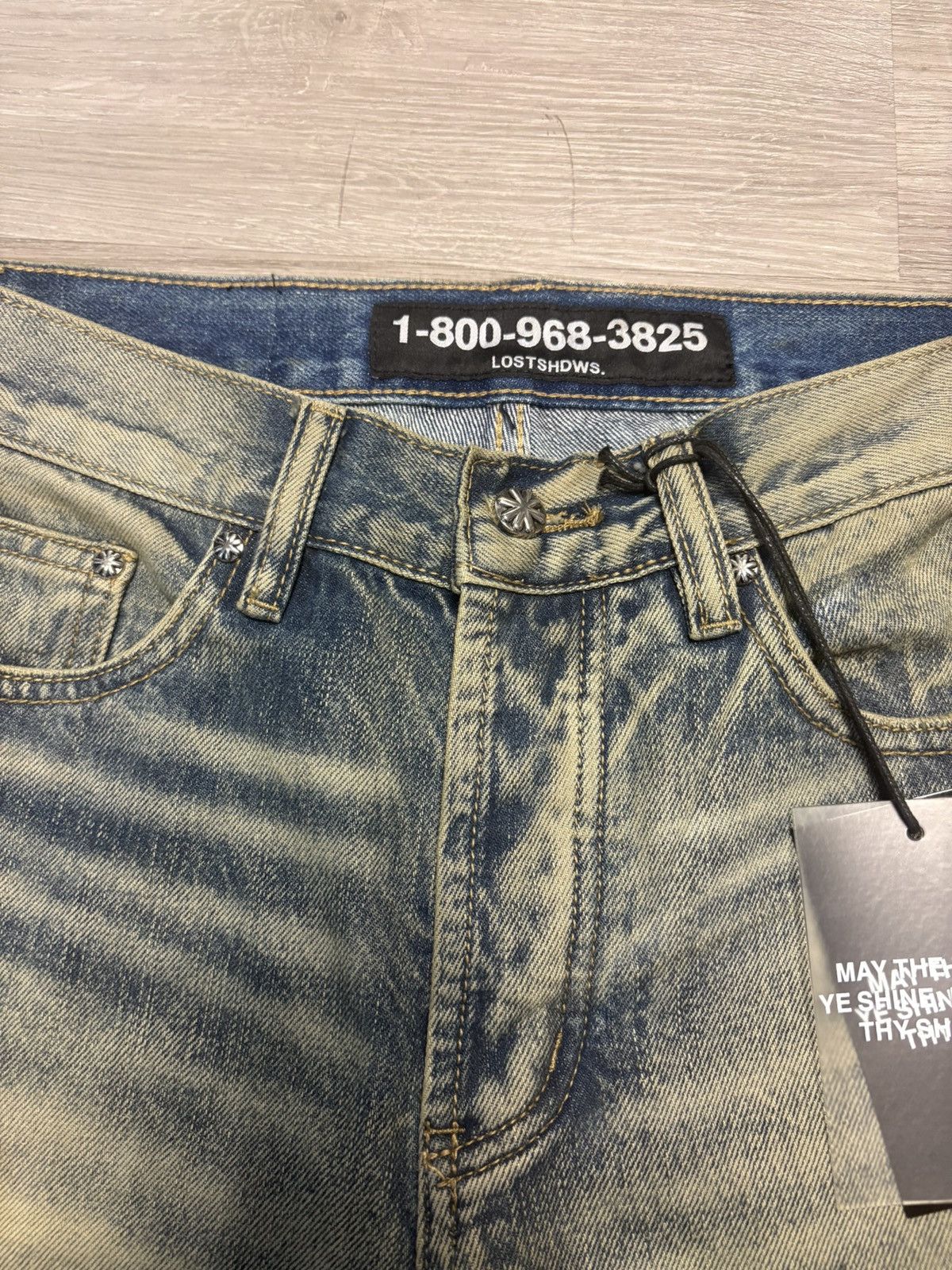 LOSTSHDWS Lost Shadows Dirty Denim Graphite Size US 32 / EU 48 - 8 Thumbnail