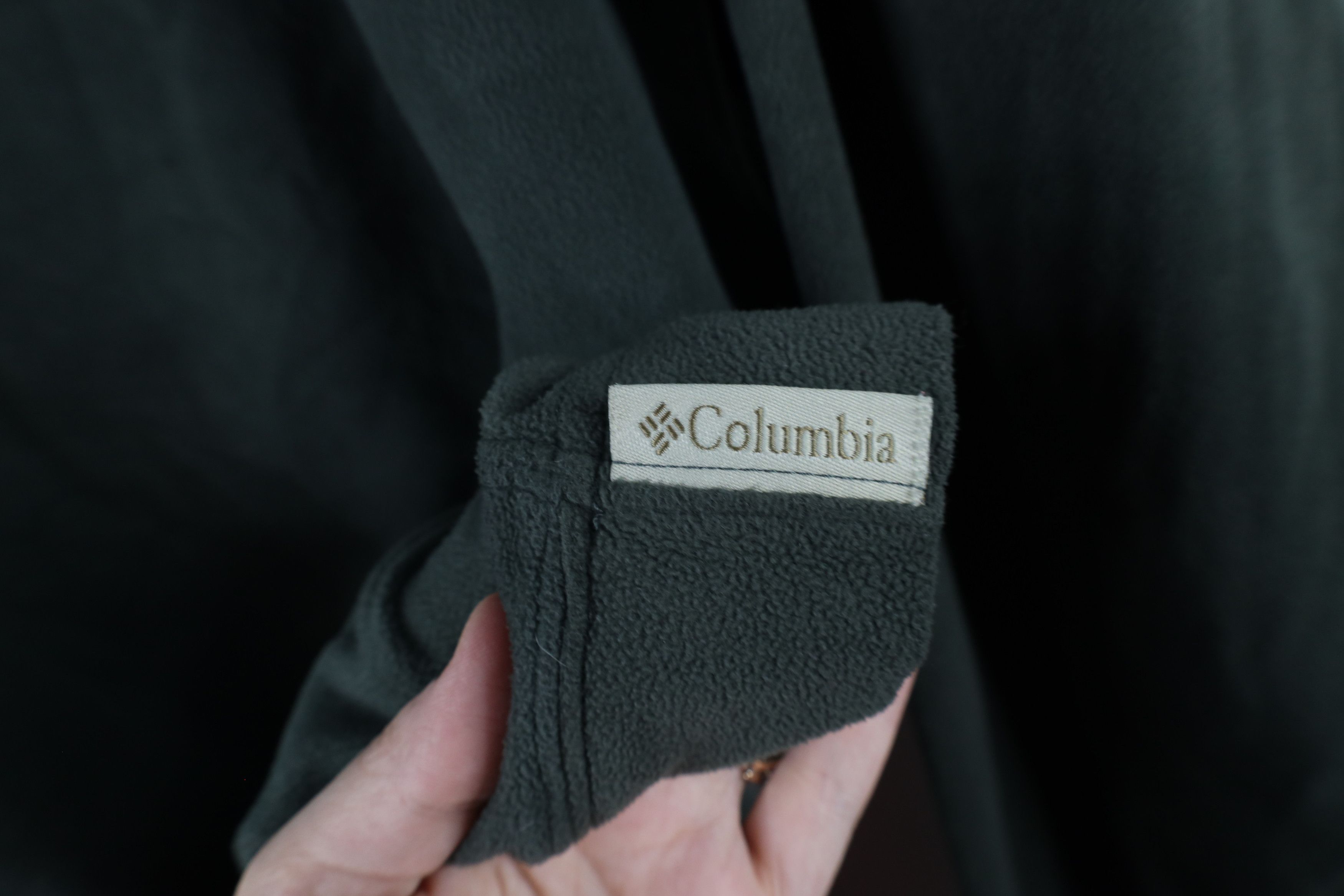 Columbia × Vintage Vintage Columbia Spell Out Fleece Crewneck Sweater Green Size US XXL / EU 58 / 5 - 4 Thumbnail