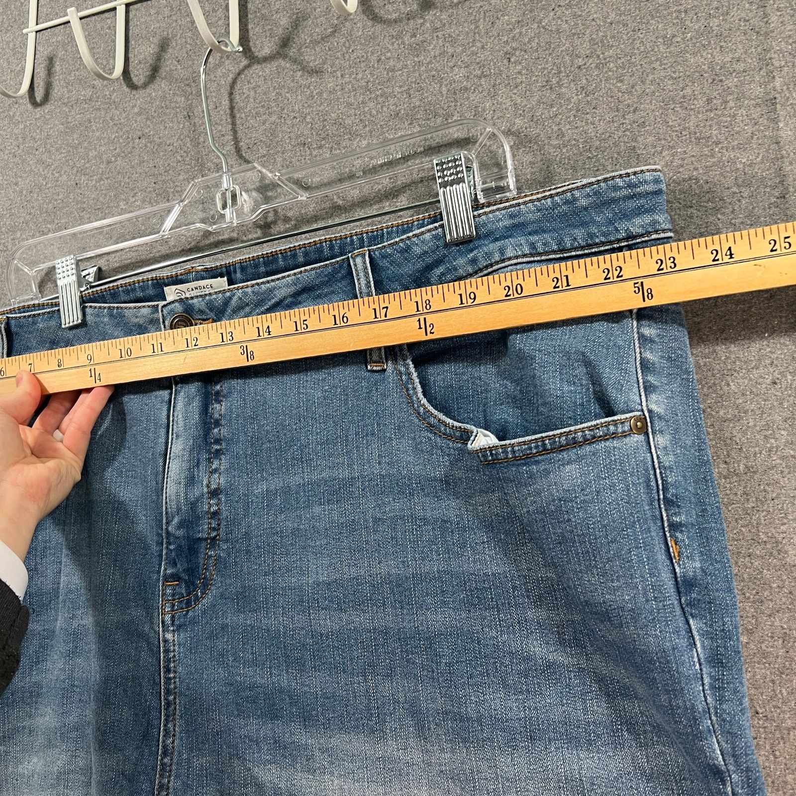 Other Candace Cameron Bure Cropped Straight Leg Jeans BigSur Size 26" / US 2 / IT 38 - 7 Thumbnail