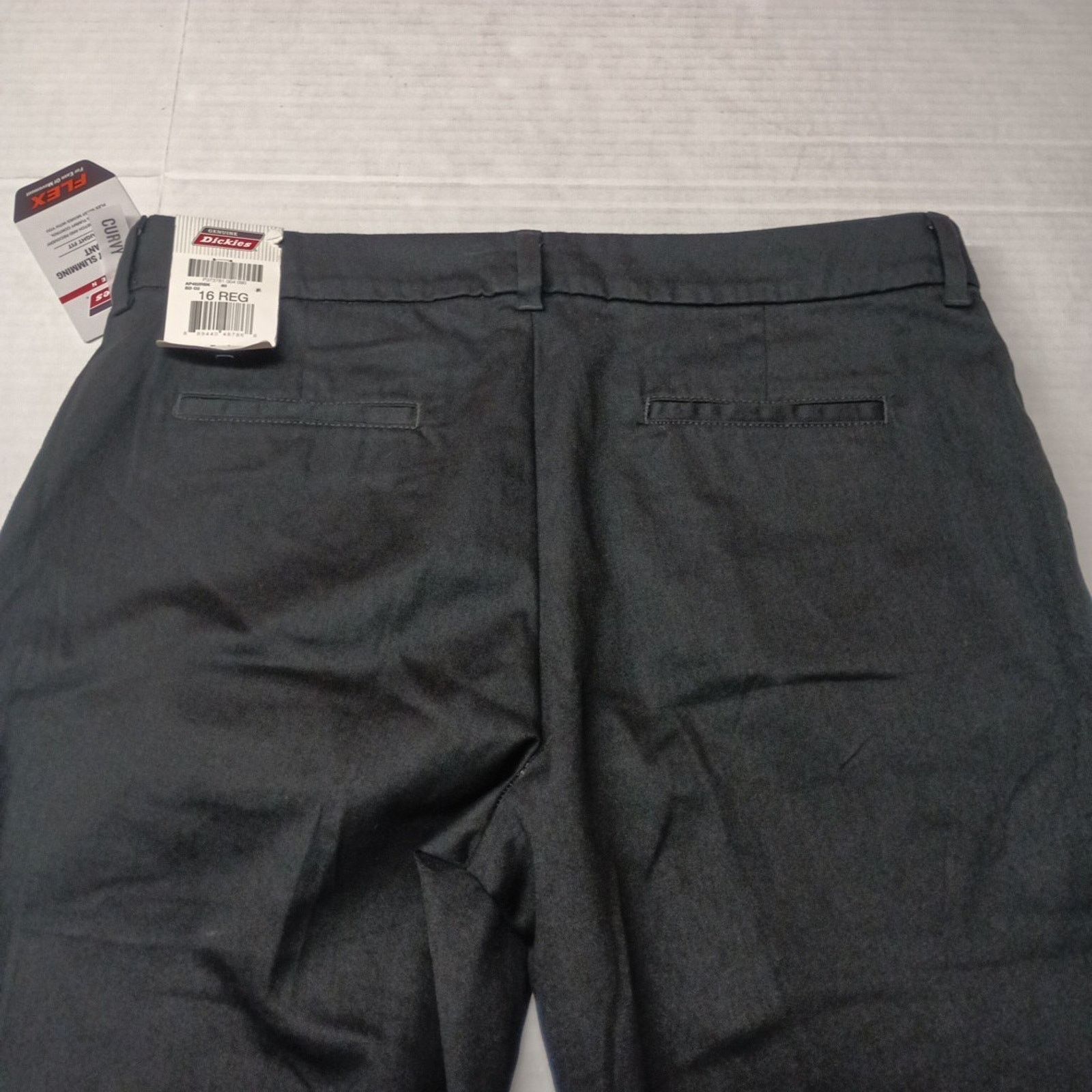 Dickies Dickies Women's Size 16 Reg Curvy Straight Flex Pants Black Size 36" / US 14 / IT 50 - 8 Thumbnail