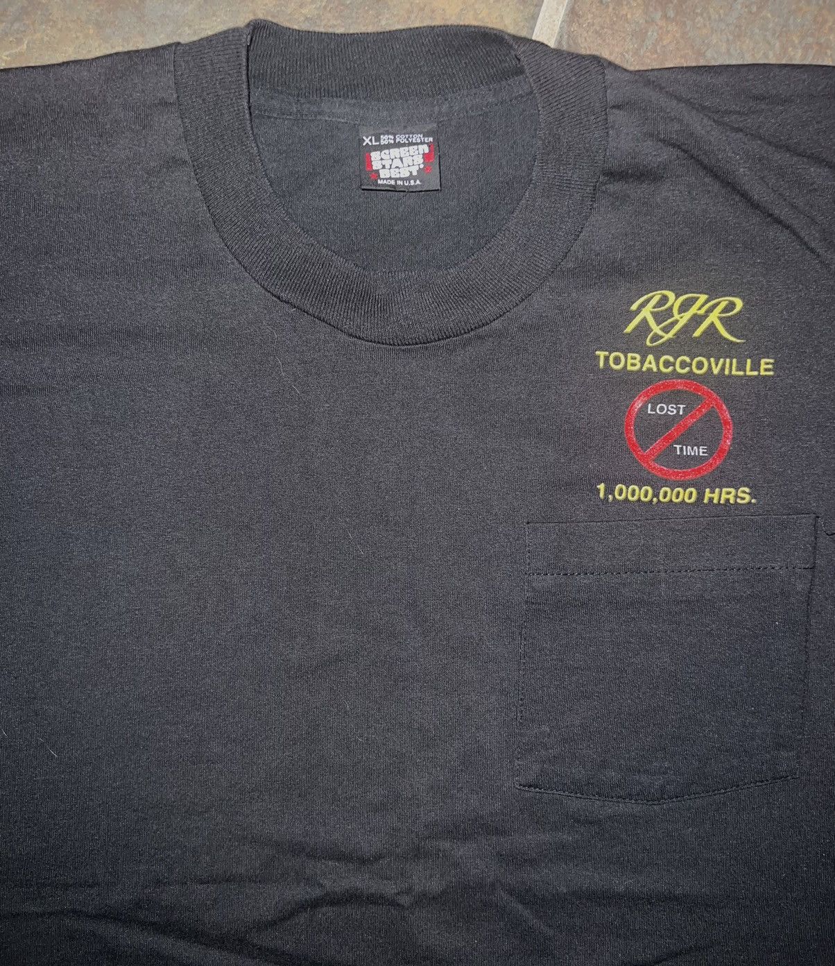 Vintage Vintage Tobaccoville RJR T-shirt Size US XL / EU 56 / 4 - 5 Thumbnail
