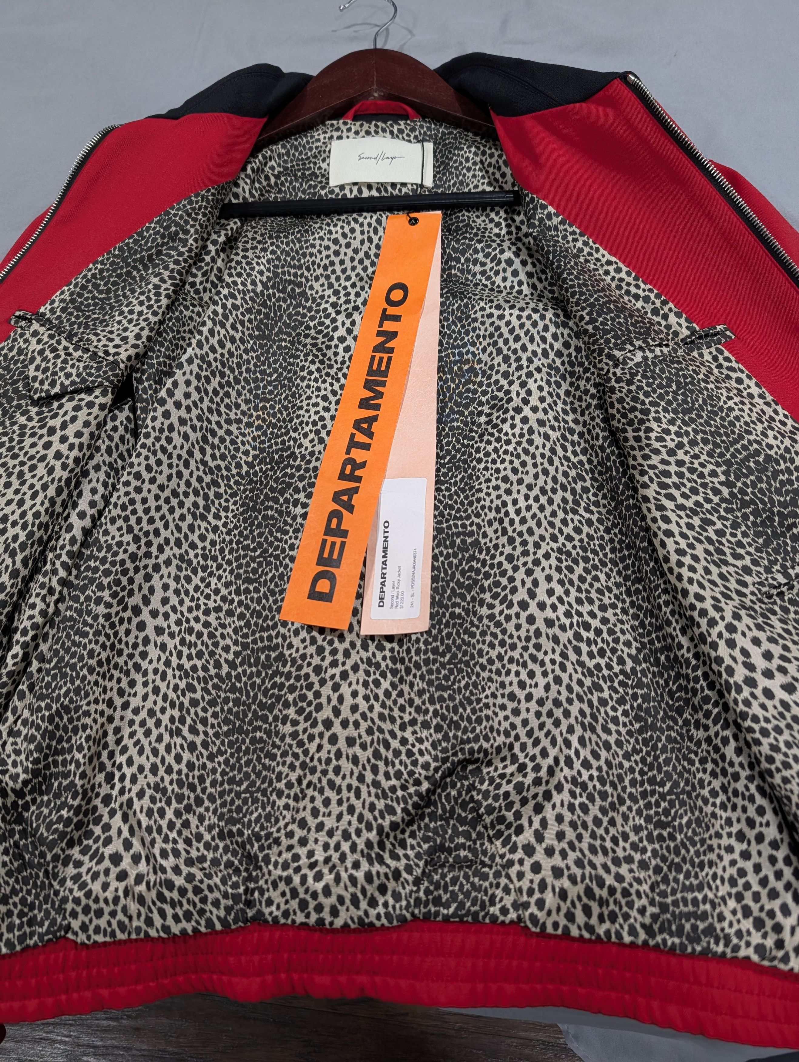 Second/Layer Second/Layer Ricky Jacket - Red Wool - Made in Italy - NWT Size US M / EU 48-50 / 2 - 3 Thumbnail