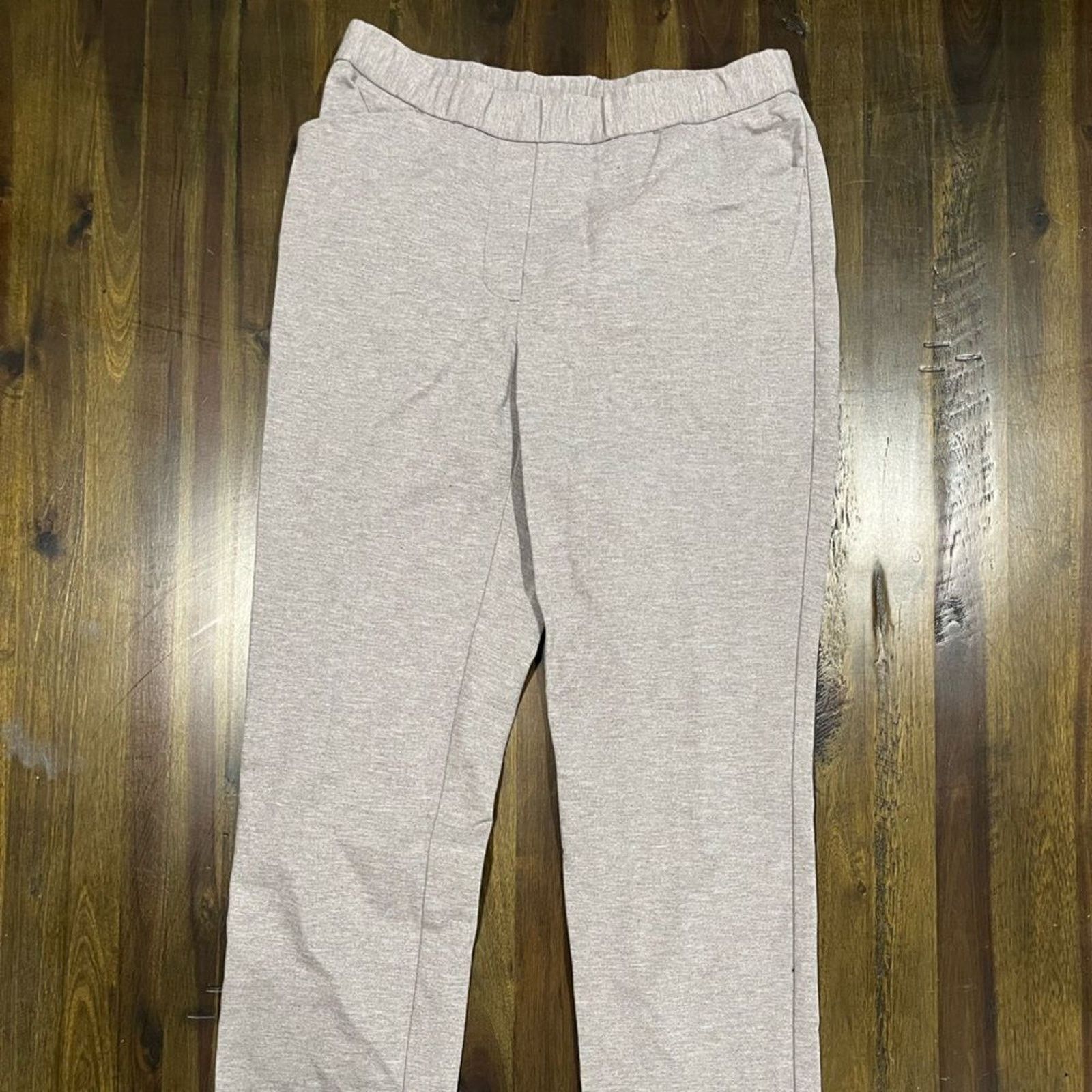 Vintage J. Jill Essential Ponte Slim-Leg Pants Heathered Grey Sz S Size 23" - 1 Thumbnail