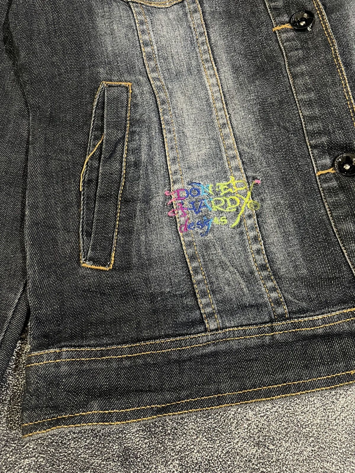 Ed Hardy Ed Hardy Skull Flowers Denim Jacket Size US M / EU 48-50 / 2 - 8 Thumbnail